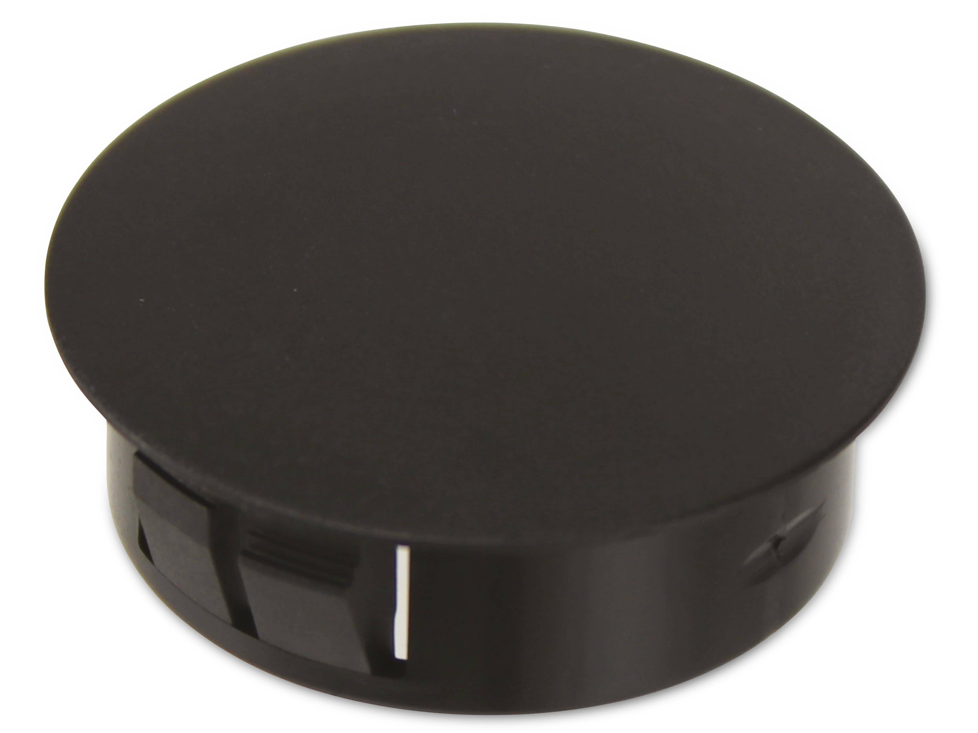 KSS Lochabdeckung Polyamid 6.6, schwarz, für Loch 30,1, Abdeckung-Ø 34,5, 1 Stück