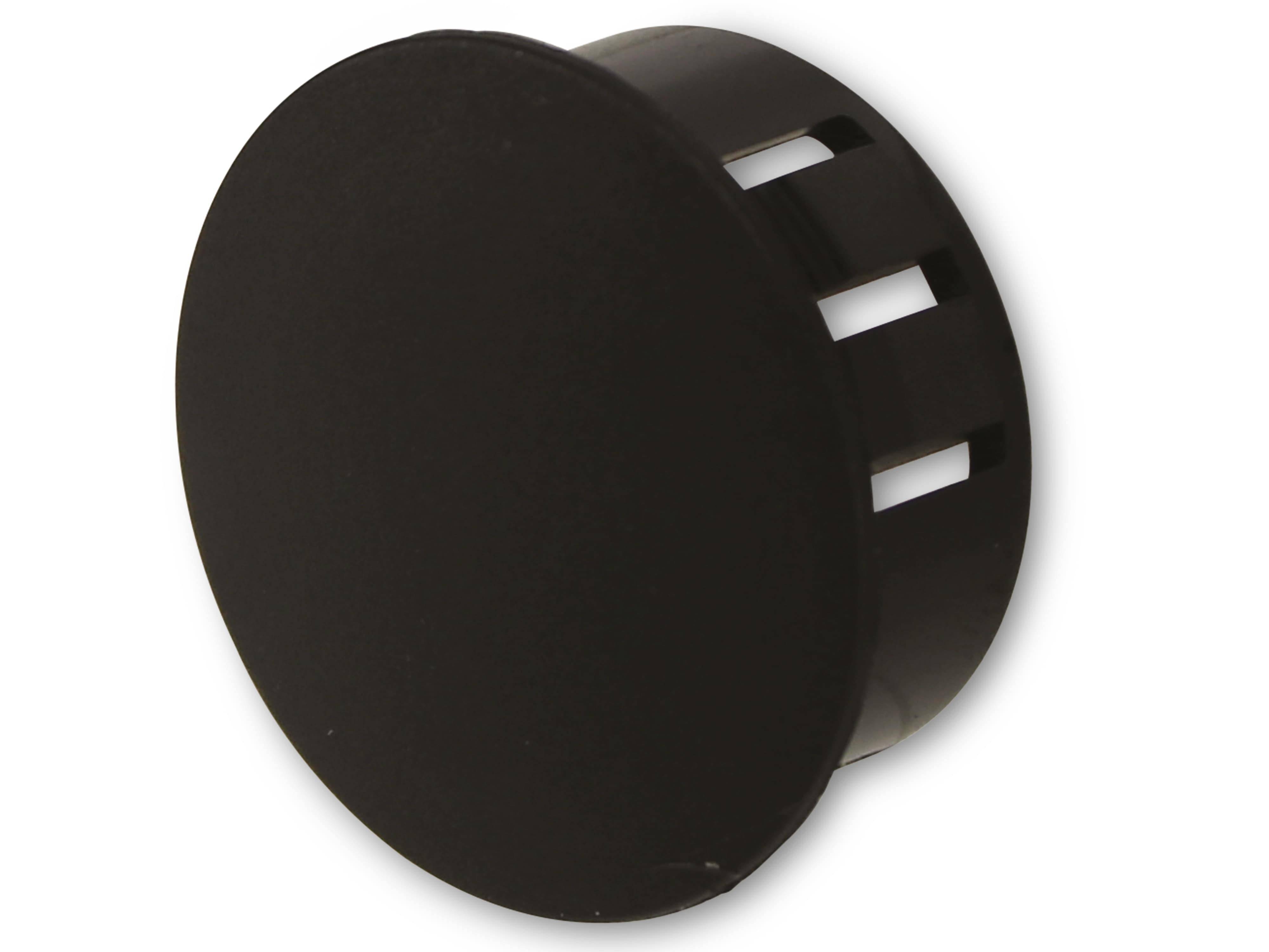 KSS Lochabdeckung Polyamid 6.6, schwarz, für Loch 22,2, Abdeckung-Ø 25,8, 1 Stück