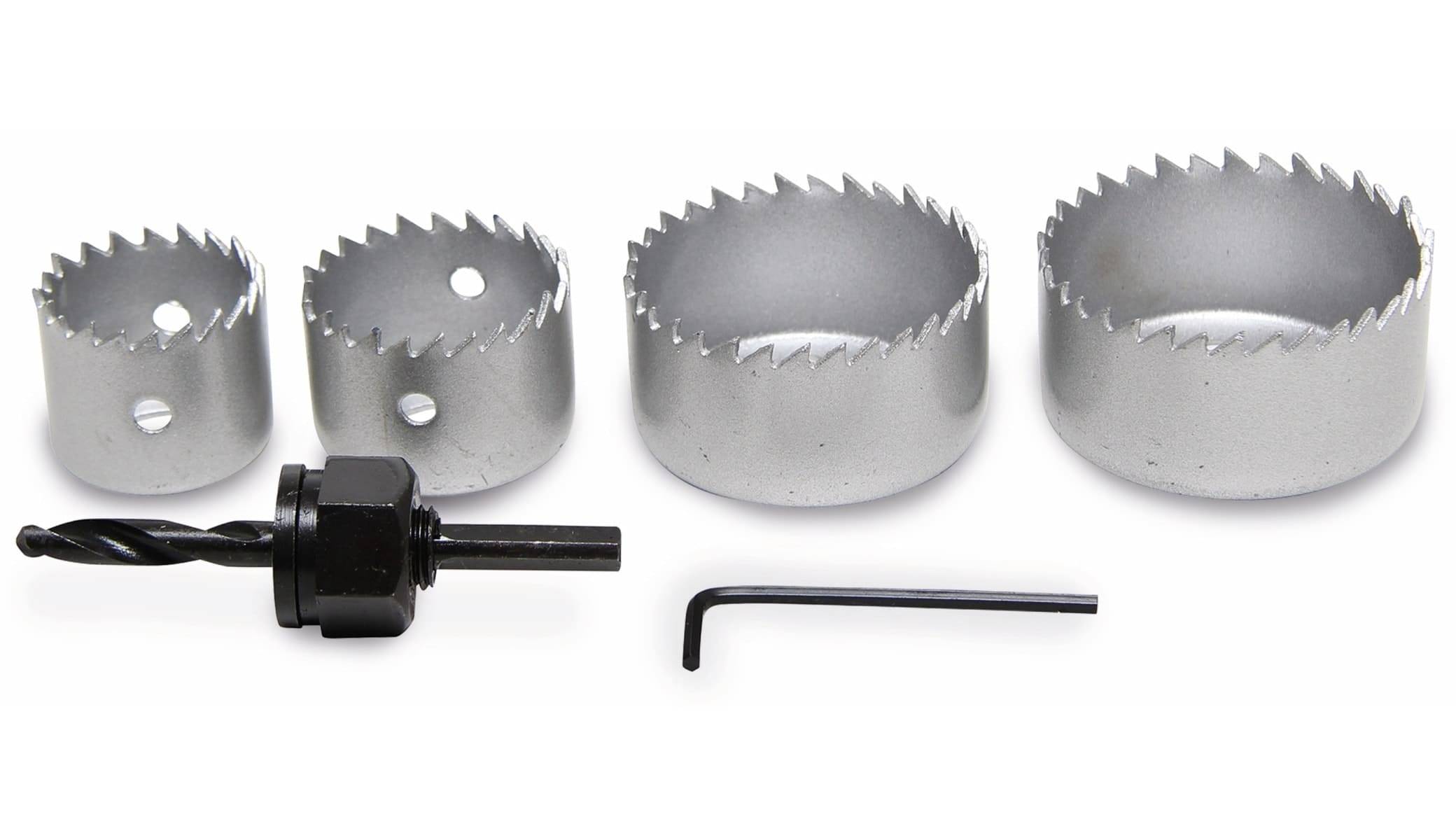 BGS TECHNIC Lochsägen-Satz, 32...54 mm, 6-teilig