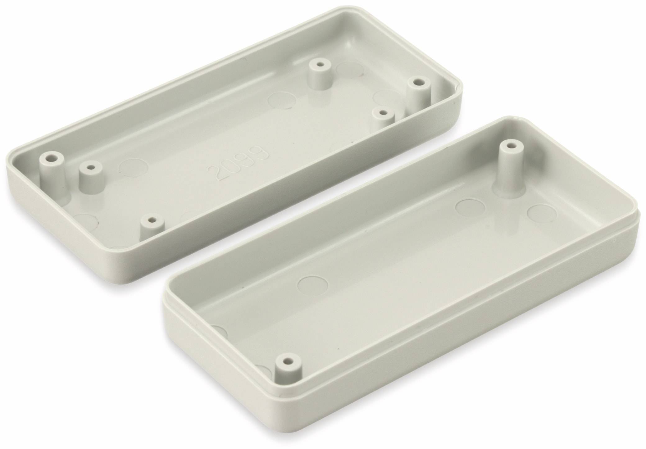 STRAPUBOX Kunststoffgehäuse, Typ 2099 GR, 90 x 40 x 24 mm