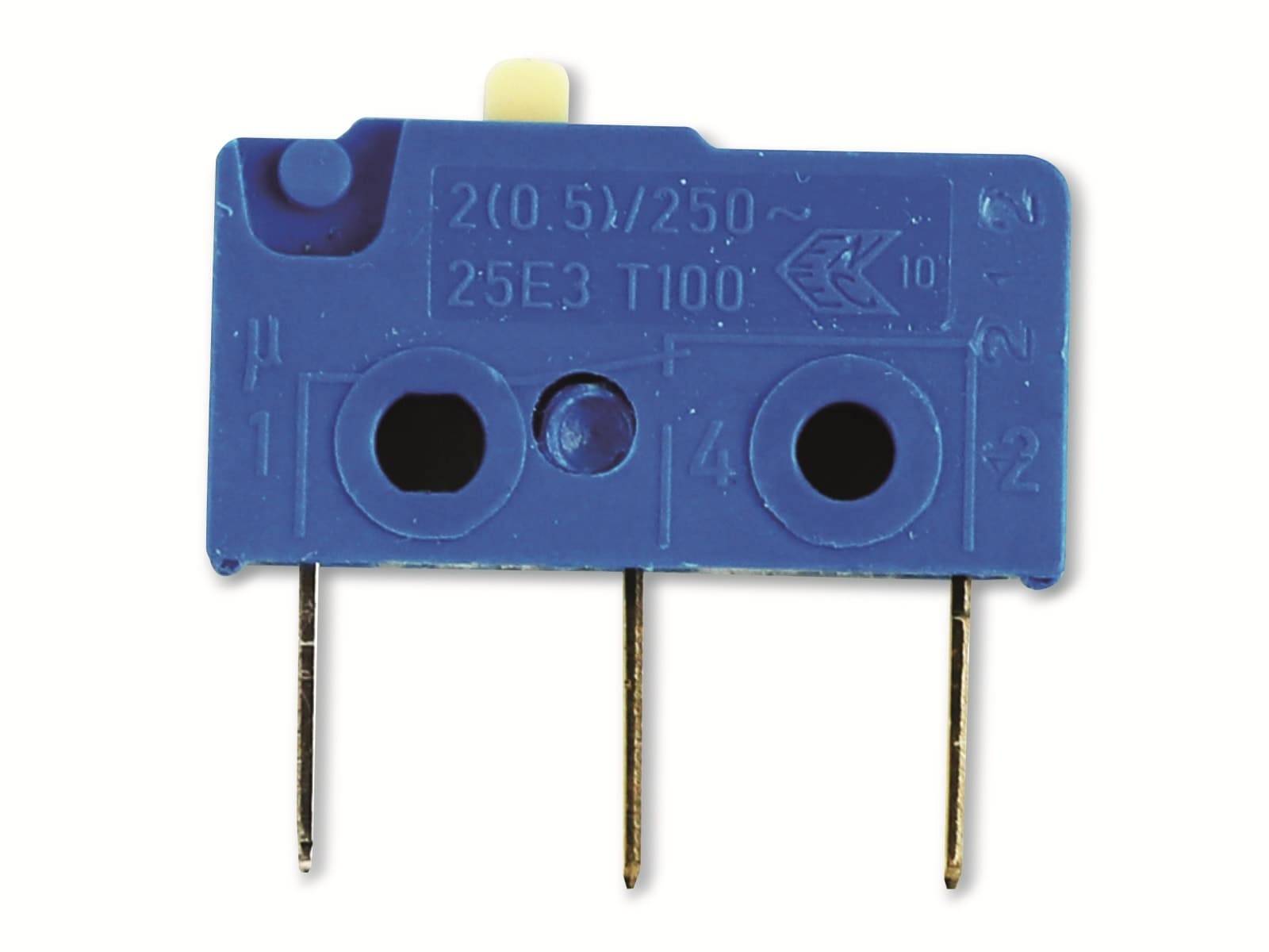 MARQUARDT Mikroschalter, 1050.1151, 250 V/AC, 2 A, 1 x Ein/(Ein)