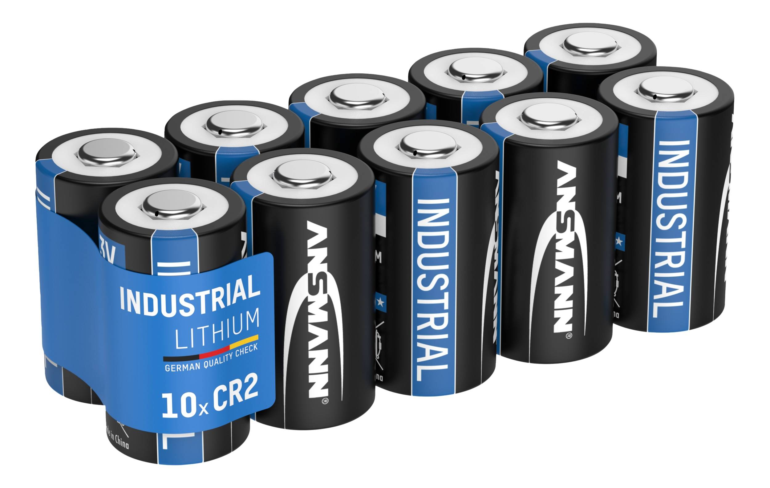 ANSMANN Lithium-Batterie CR 2, 10 Stück