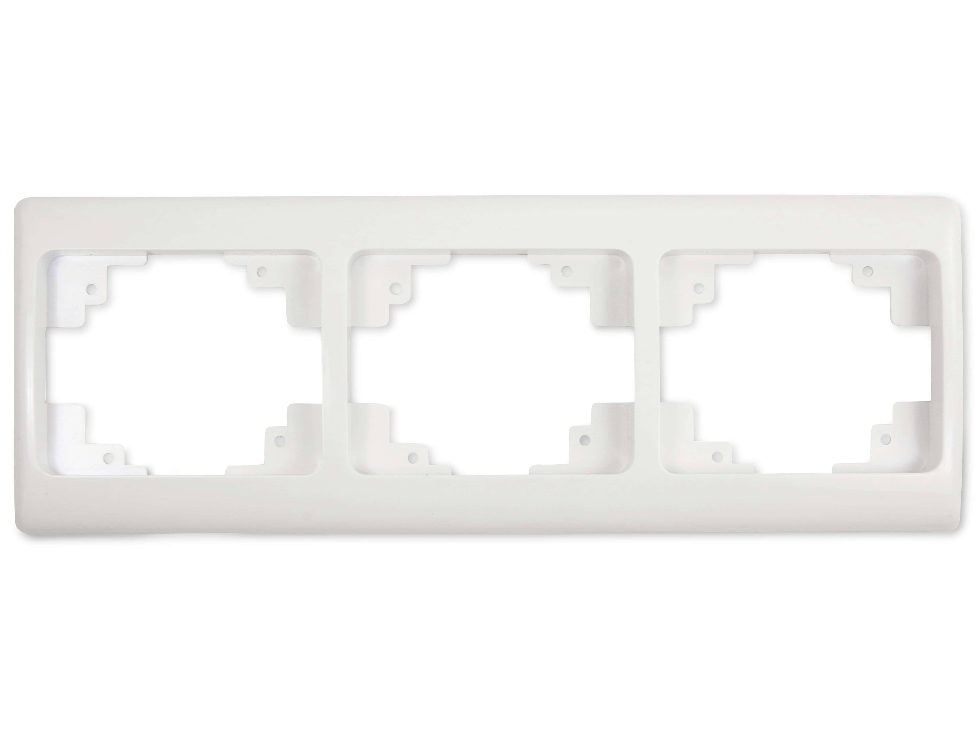 ARCAS CLASSIC Schalter/Steckdosen-Rahmen, 3-fach, W13-O003