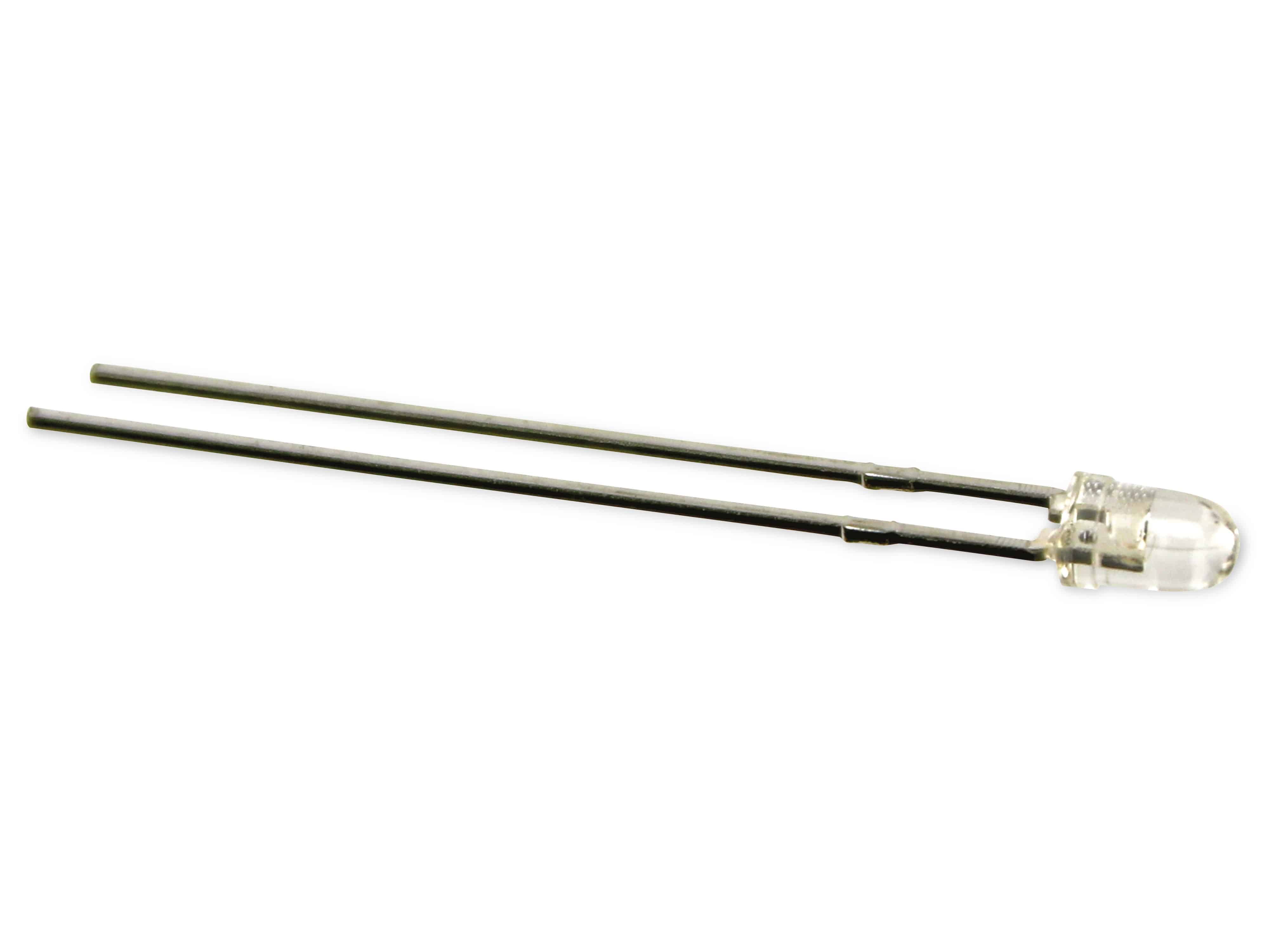 KINGBRIGHT LED, L-7104SYCK, Gelb, 3 mm (T-1), 590 nm, 1150 mcd, 34 °, Rund