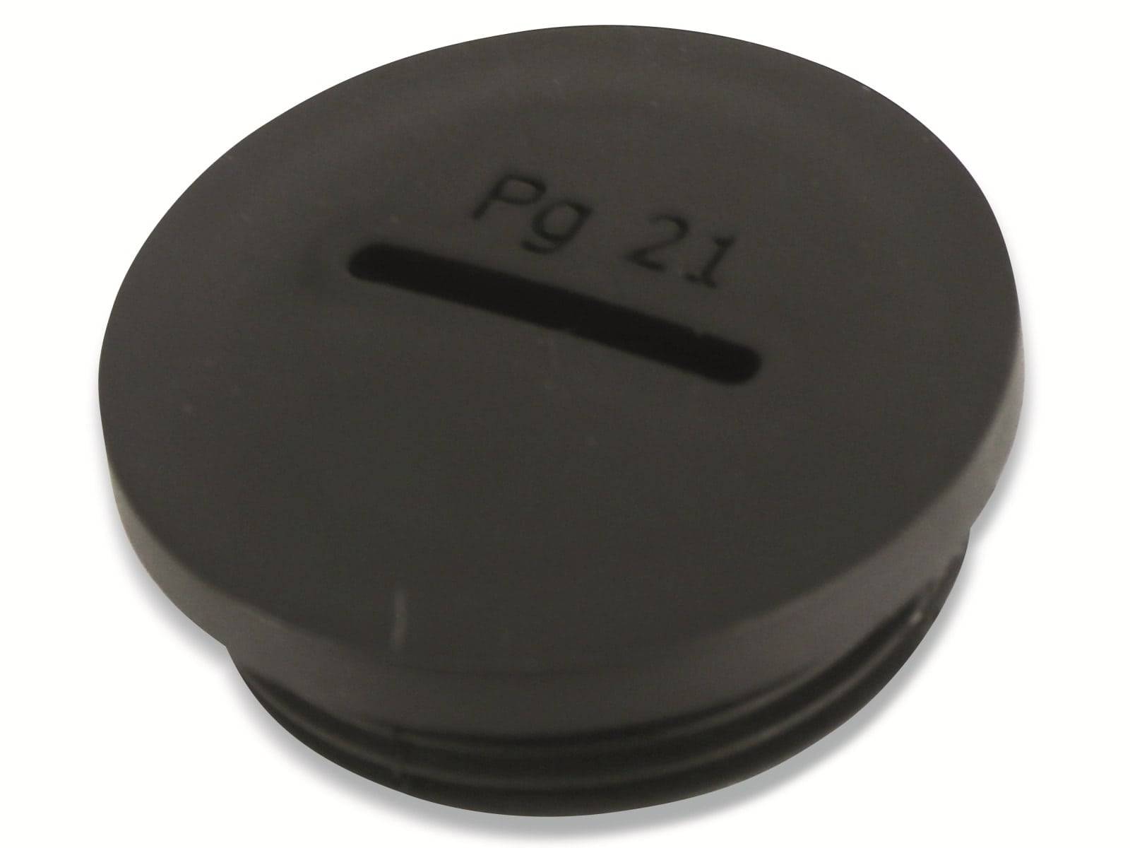 KSS Verschlussschraube, PG, PG-21, schwarz