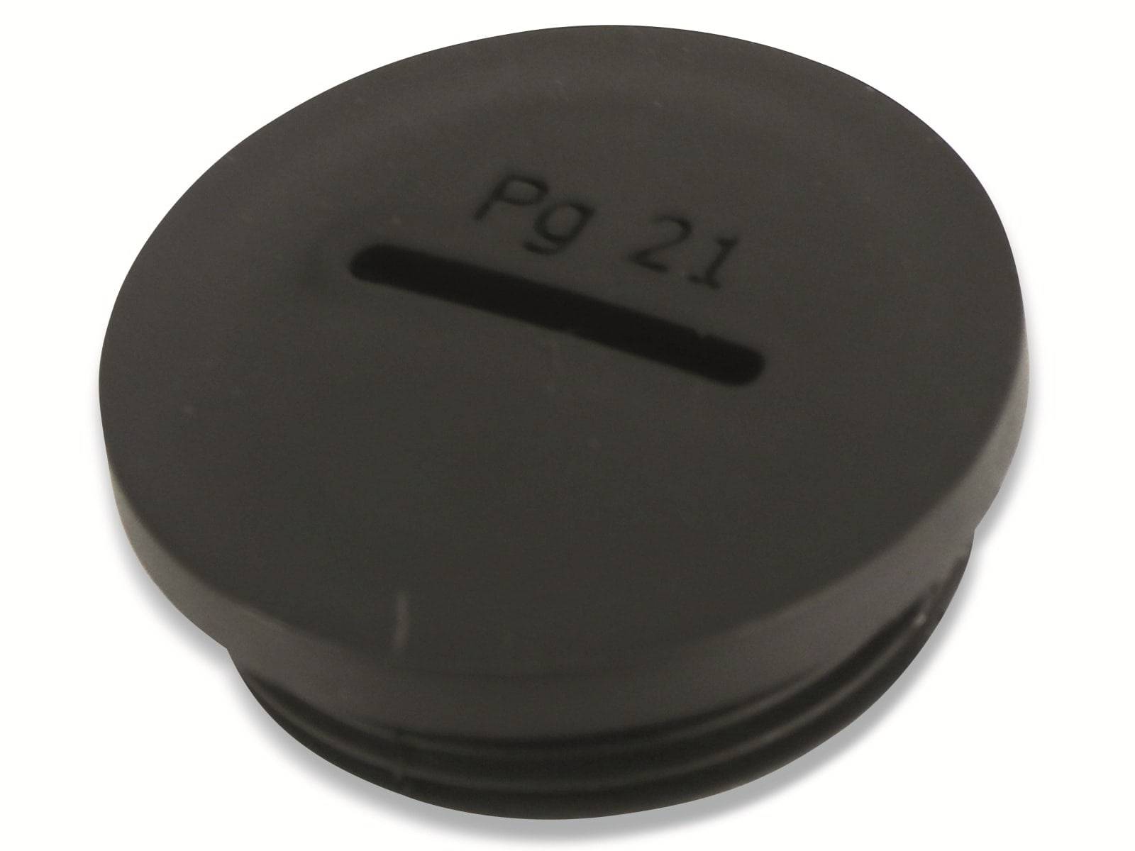 KSS Verschlussschraube, PG, PG-21, schwarz
