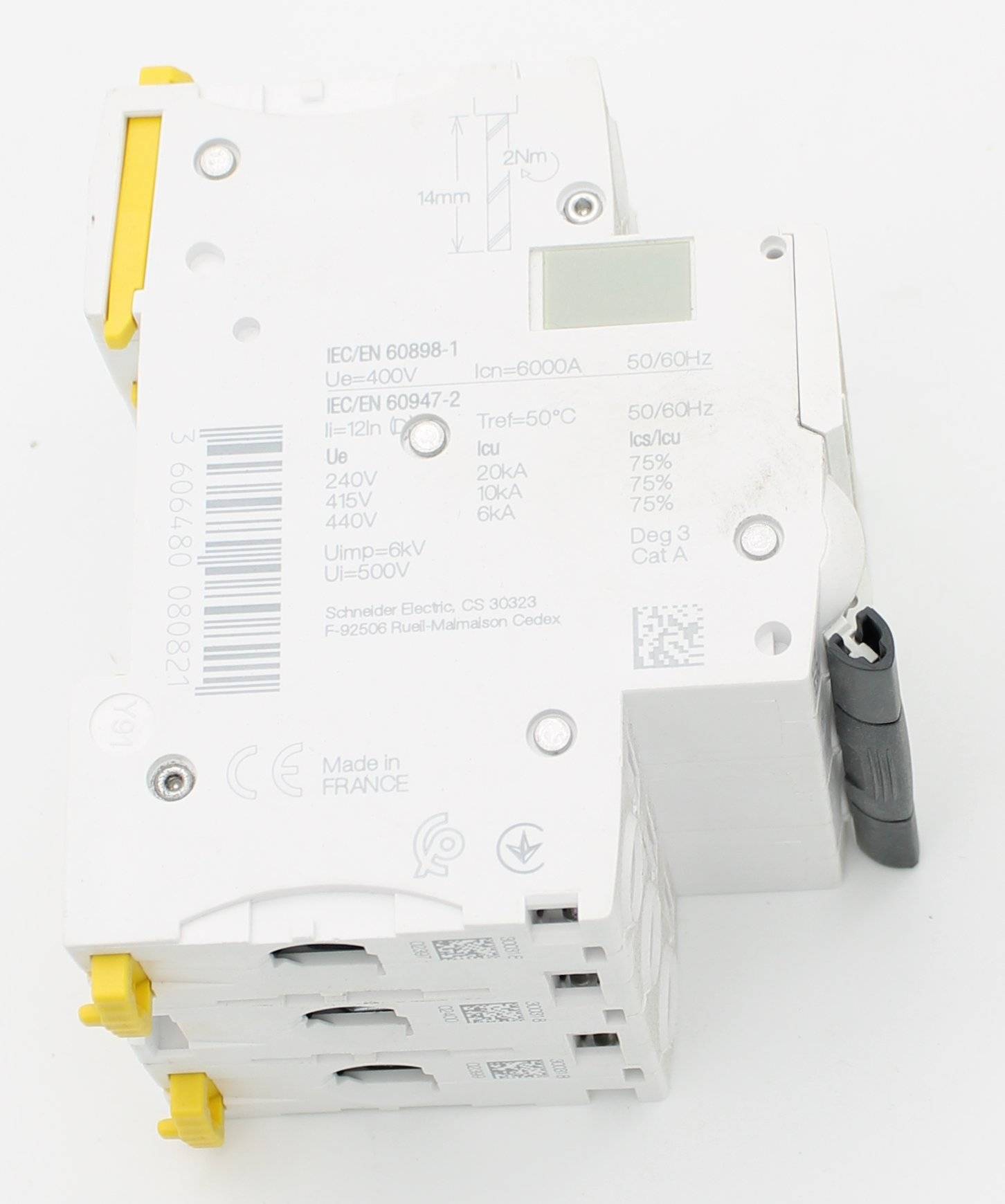 A9F75325 - Schneider Electric - IC60N, Miniatur-Leistungsschalter, 3p, 25A, D-Kurve