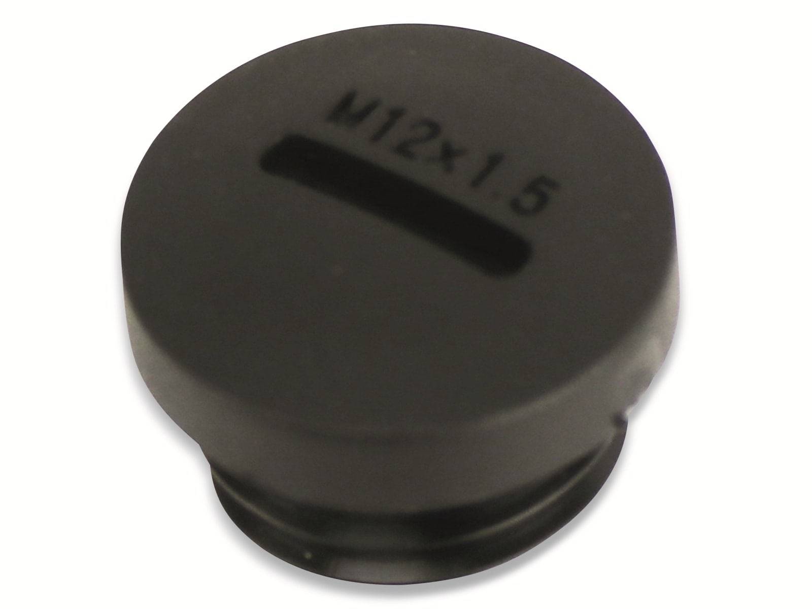 KSS Verschlussschraube, metrisch, M12, schwarz