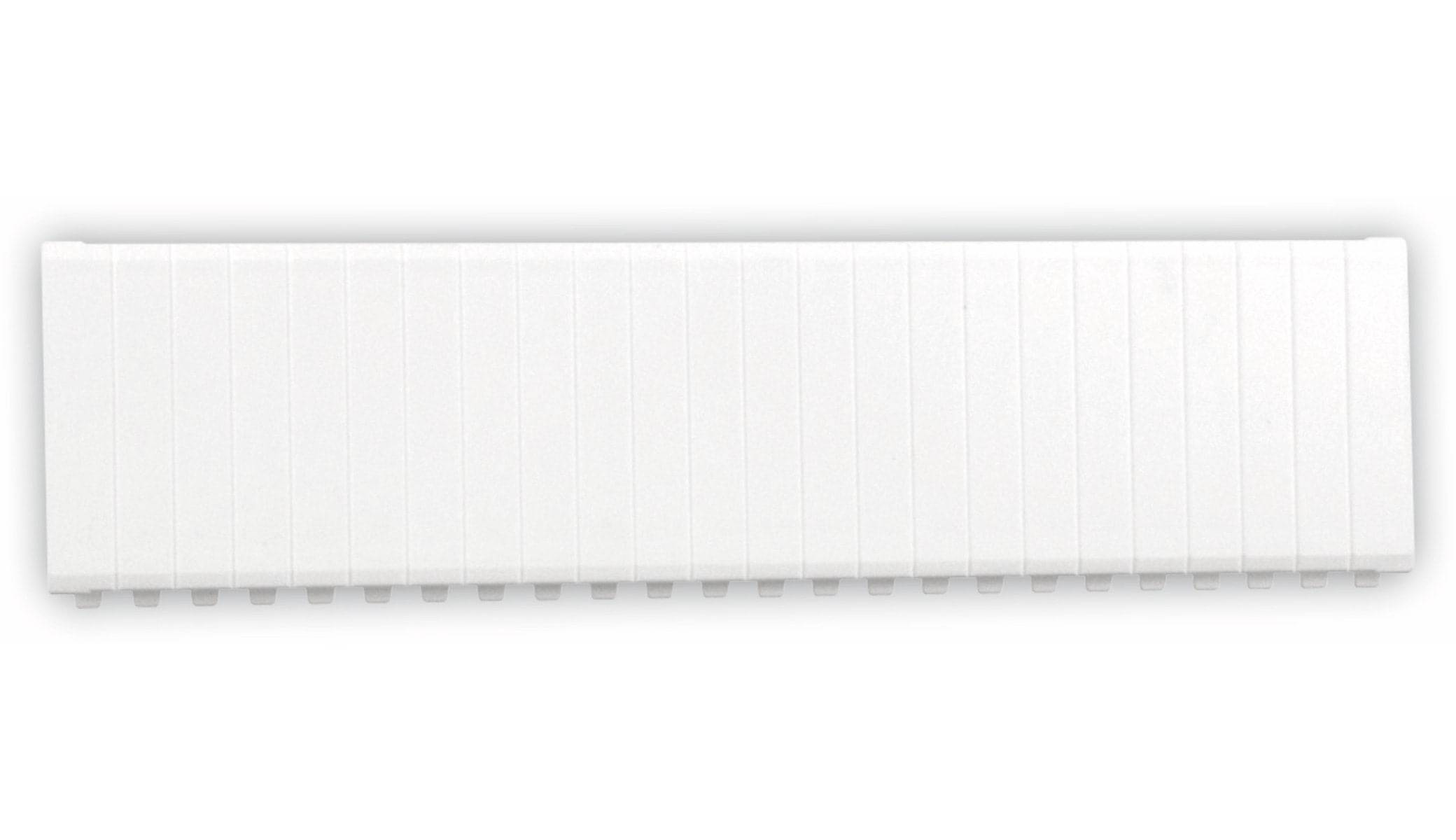 F-TRONIC Abdeckstreifen, 12 Einheiten, weiß