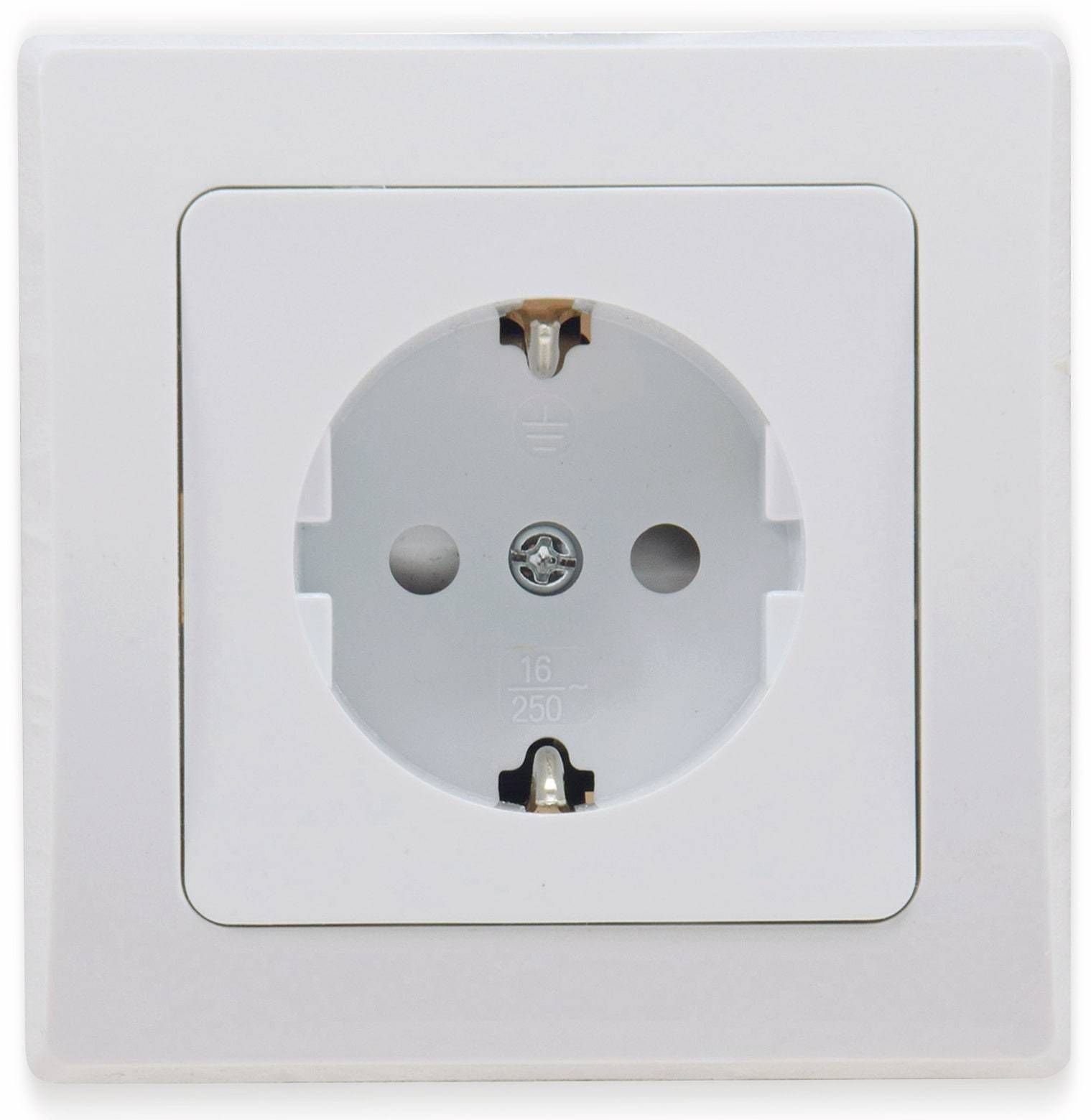 DELPHI Schutzkontakt-Steckdose Klemmanschluss, 16A/230V