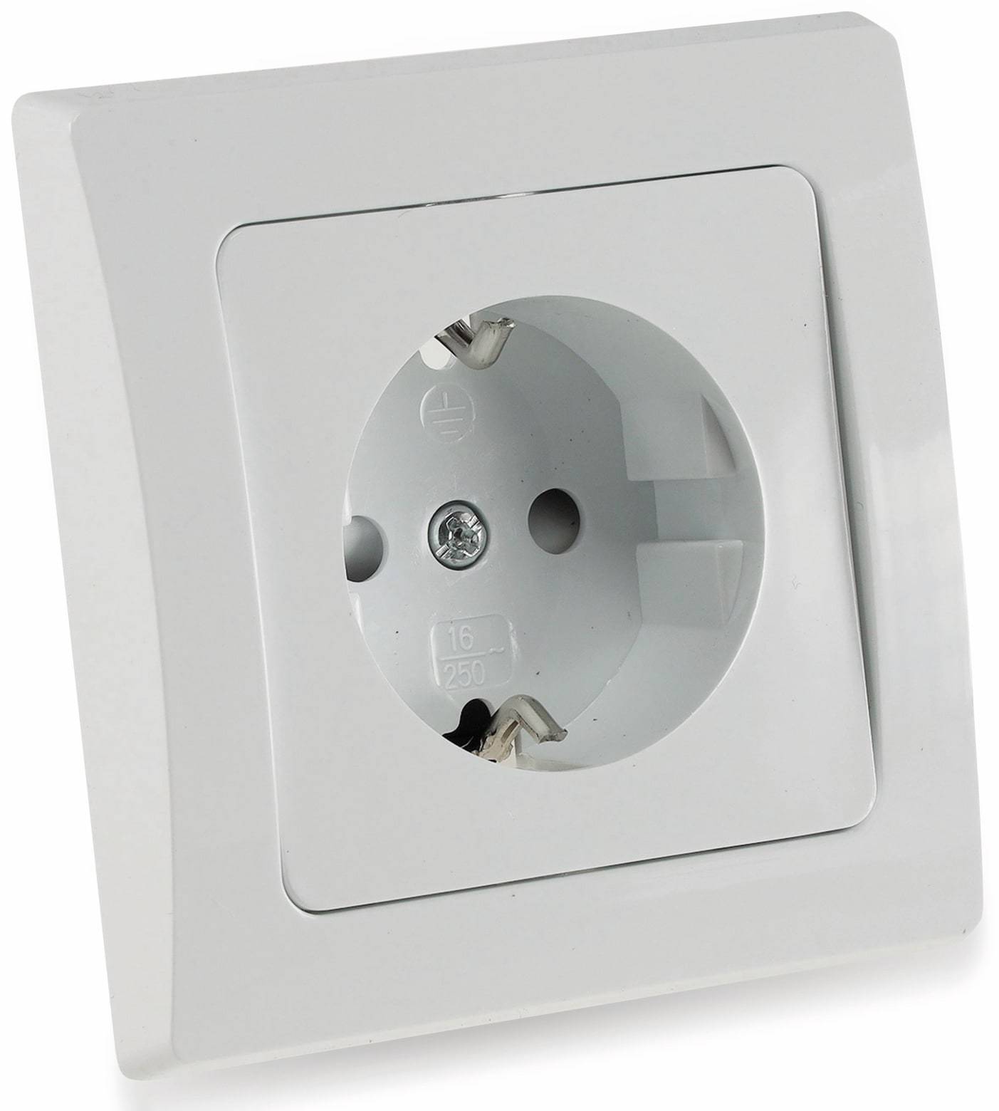 DELPHI Schutzkontakt-Steckdose Klemmanschluss, 16A/230V