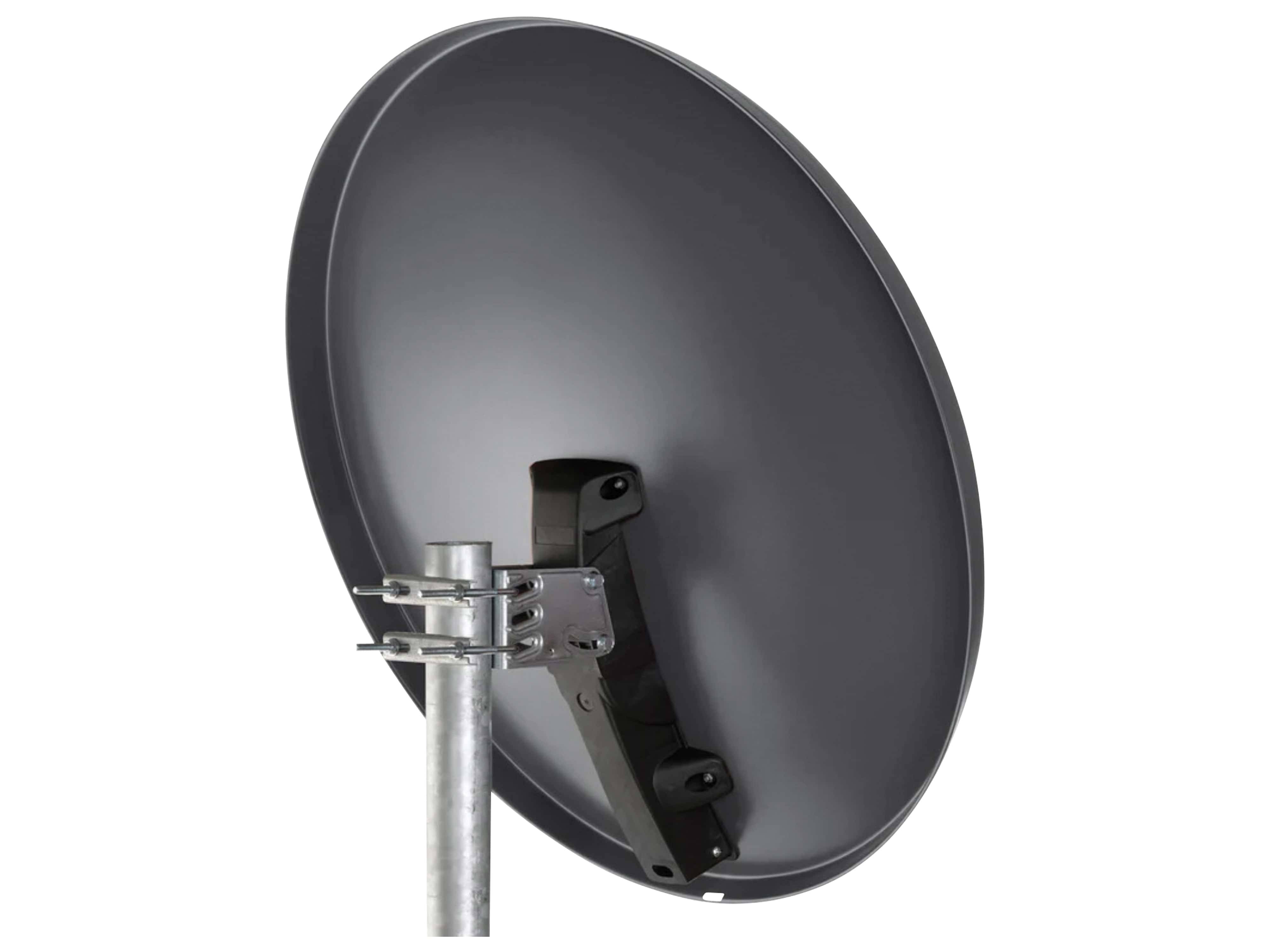 RED OPTICUM SAT-Antenne X80, Stahl, anthrazit, 80 cm