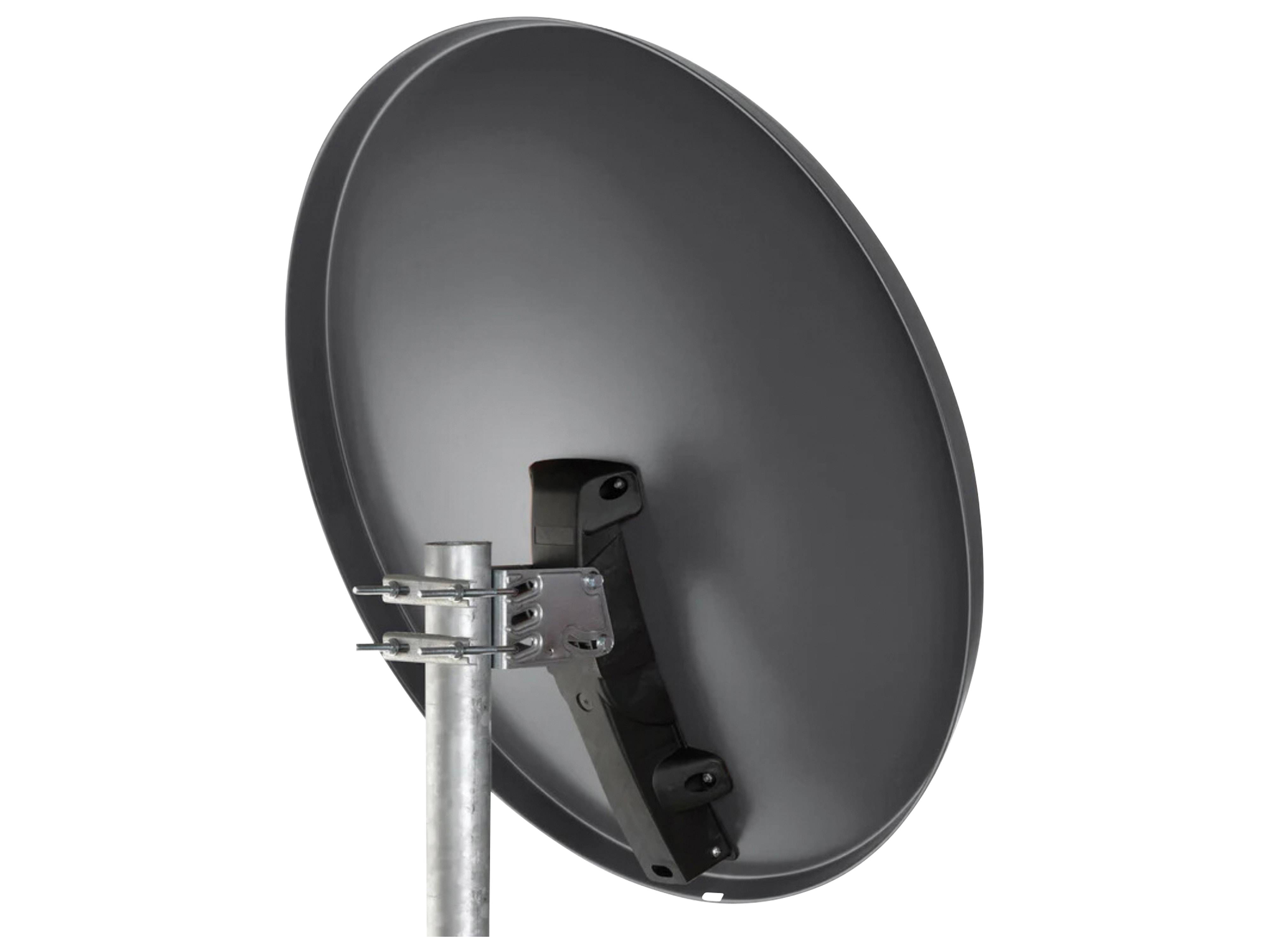 RED OPTICUM SAT-Antenne X80, Stahl, anthrazit, 80 cm