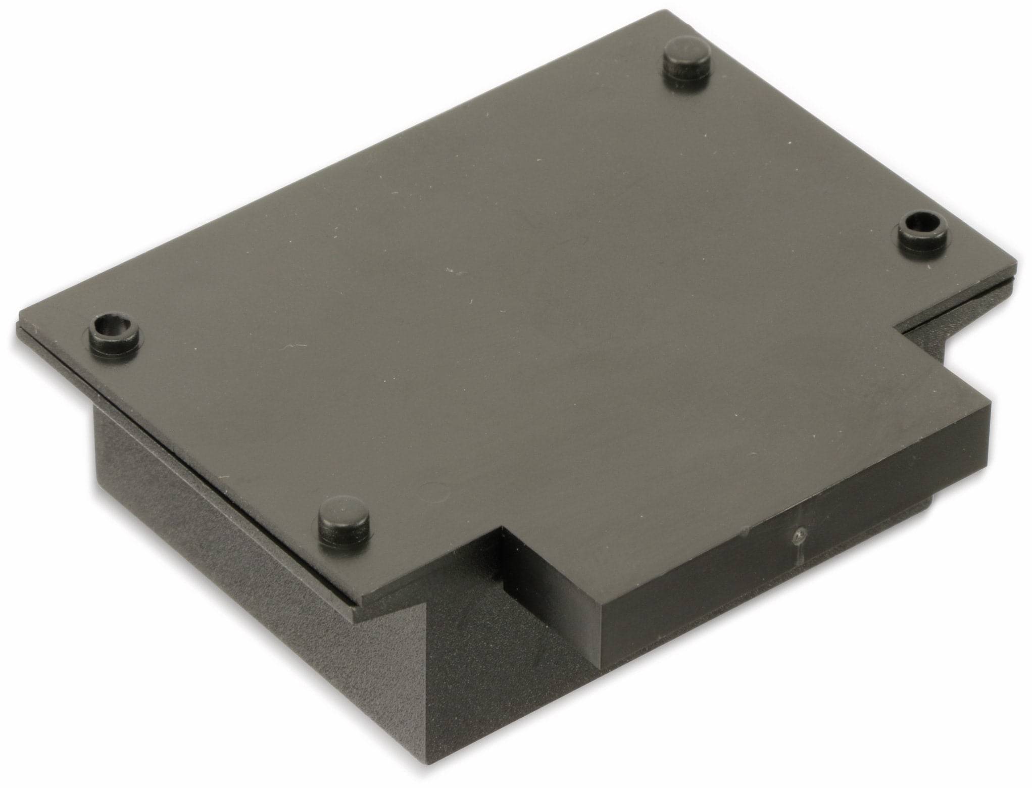 STRAPUBOX Kunststoffgehäuse mit Wanne und Lasche, Typ 521, 54 x 45 x 21 mm