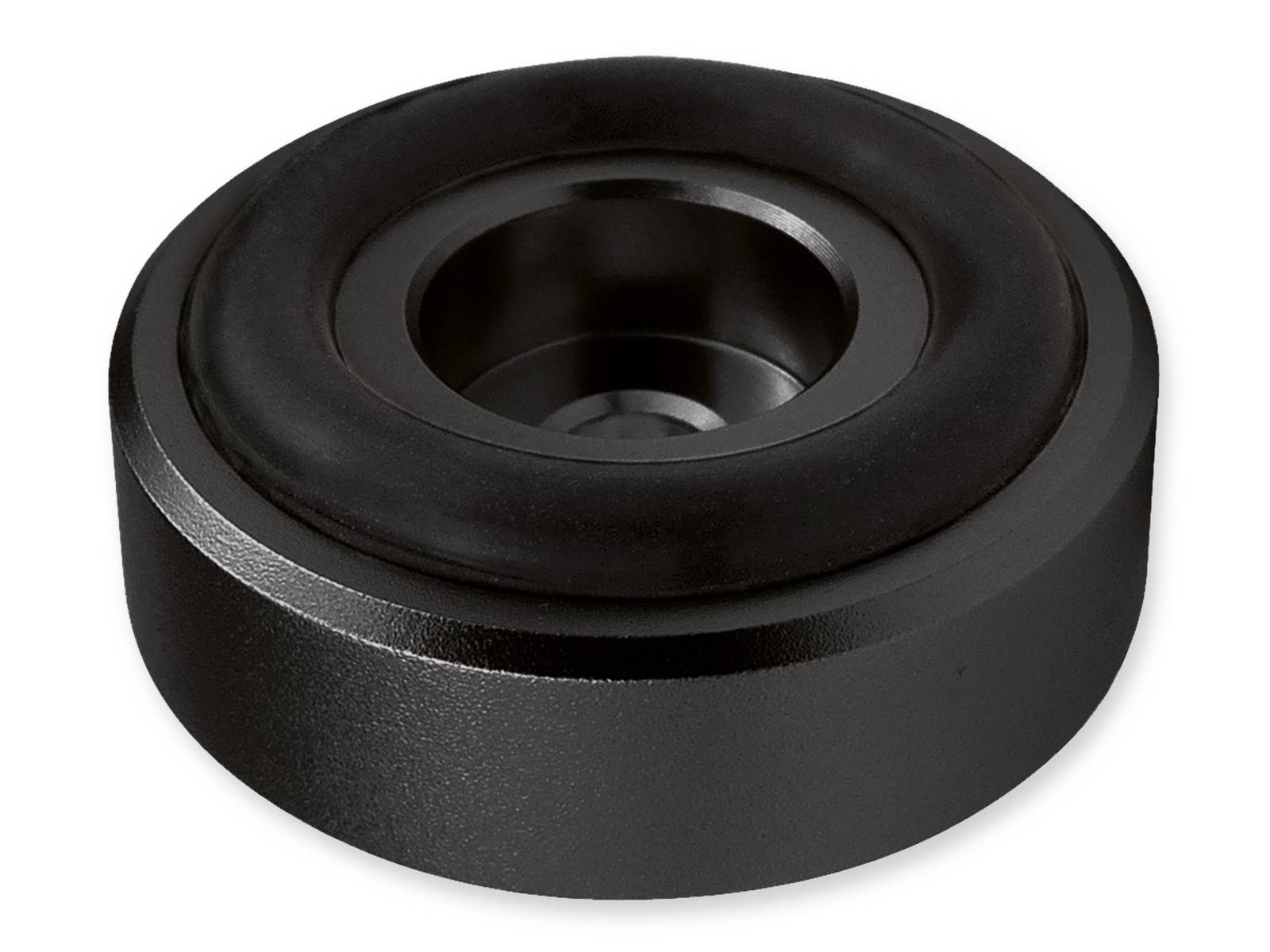 DYNAVOX Gerätefüße-Set midi, 4 Stück, Aluminium, schwarz