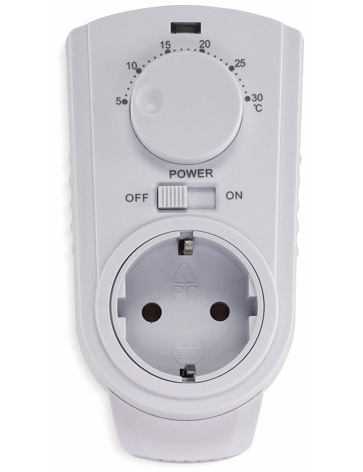 CHILITEC Steckdosenthermostat ST-35, analog, 3500 W