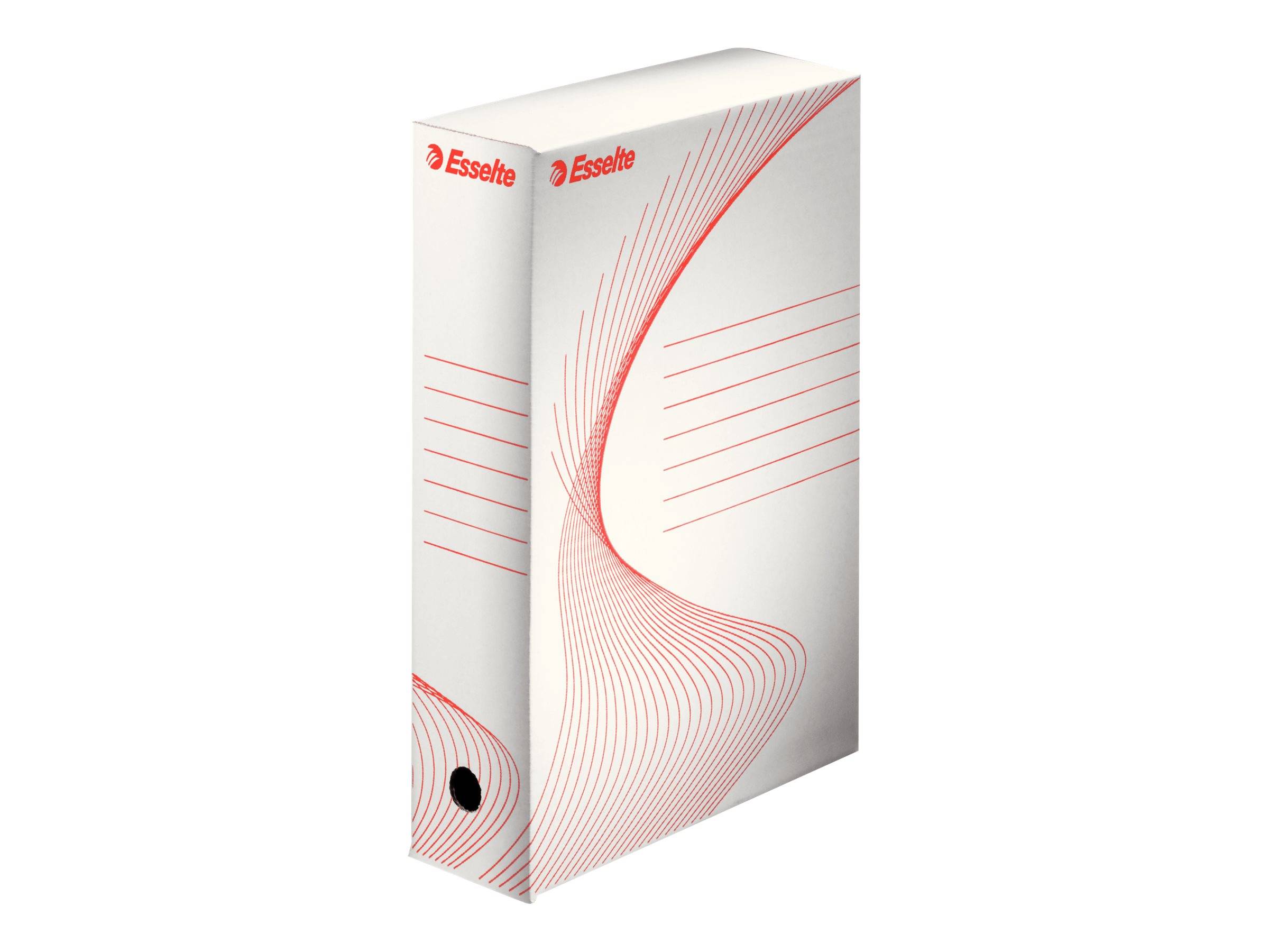 Esselte Archivboxen weiß 8,0 x 25,0 x 35,2 cm, 25 St.