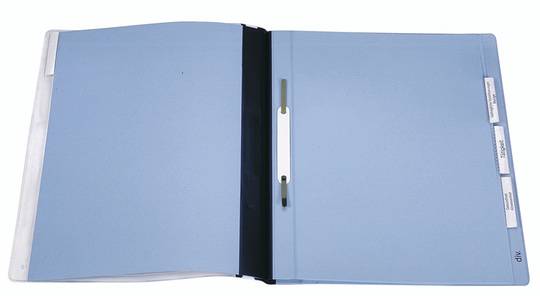 DURABLE - Hängeregister - mit Register - blau