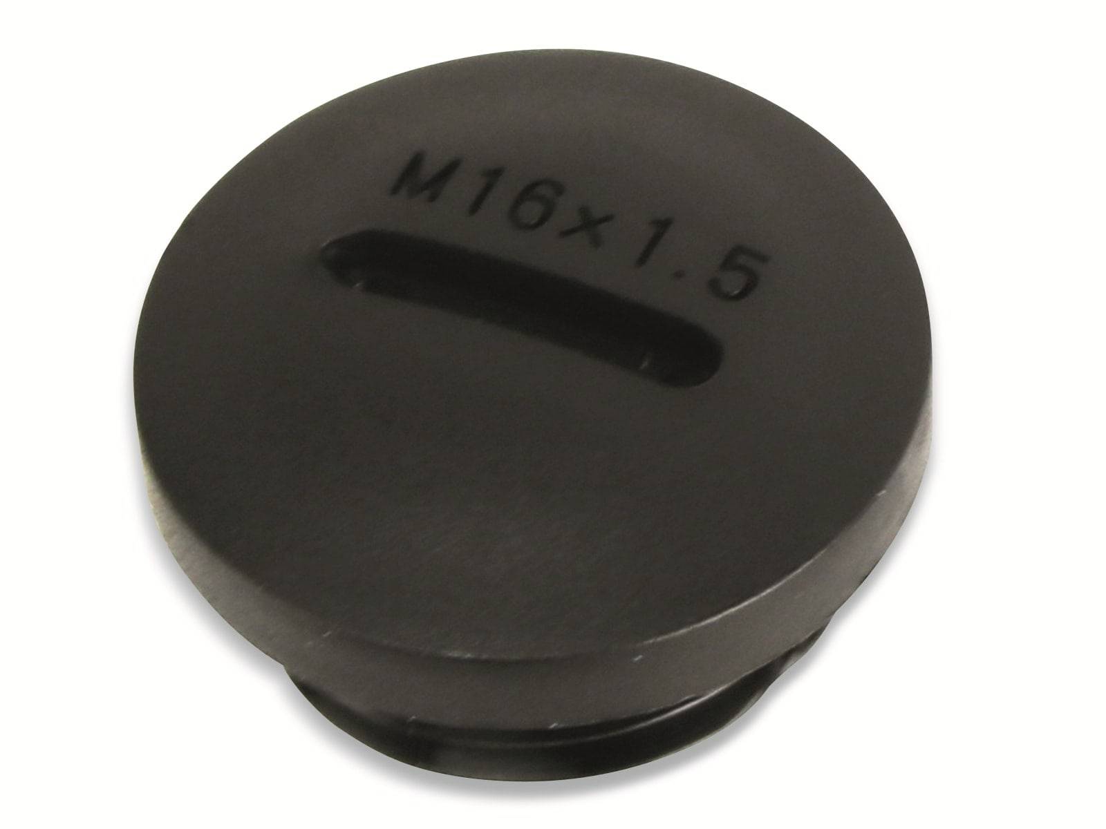 KSS Verschlussschraube, metrisch, M16, schwarz