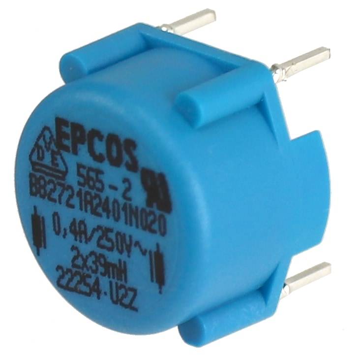 TDK Netzdrosseln, B82721A2401N020, 39mH, 0,4A, 250V