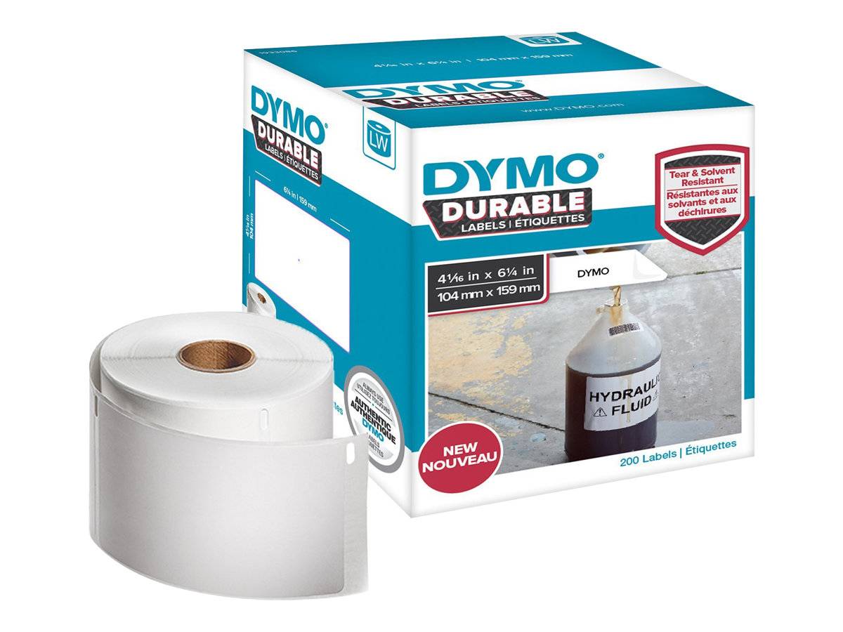 DYMO LabelWriter Address - Klebstoff - weiß - 104 x 159 mm 200 Etikett(en) (1 Rolle(n)