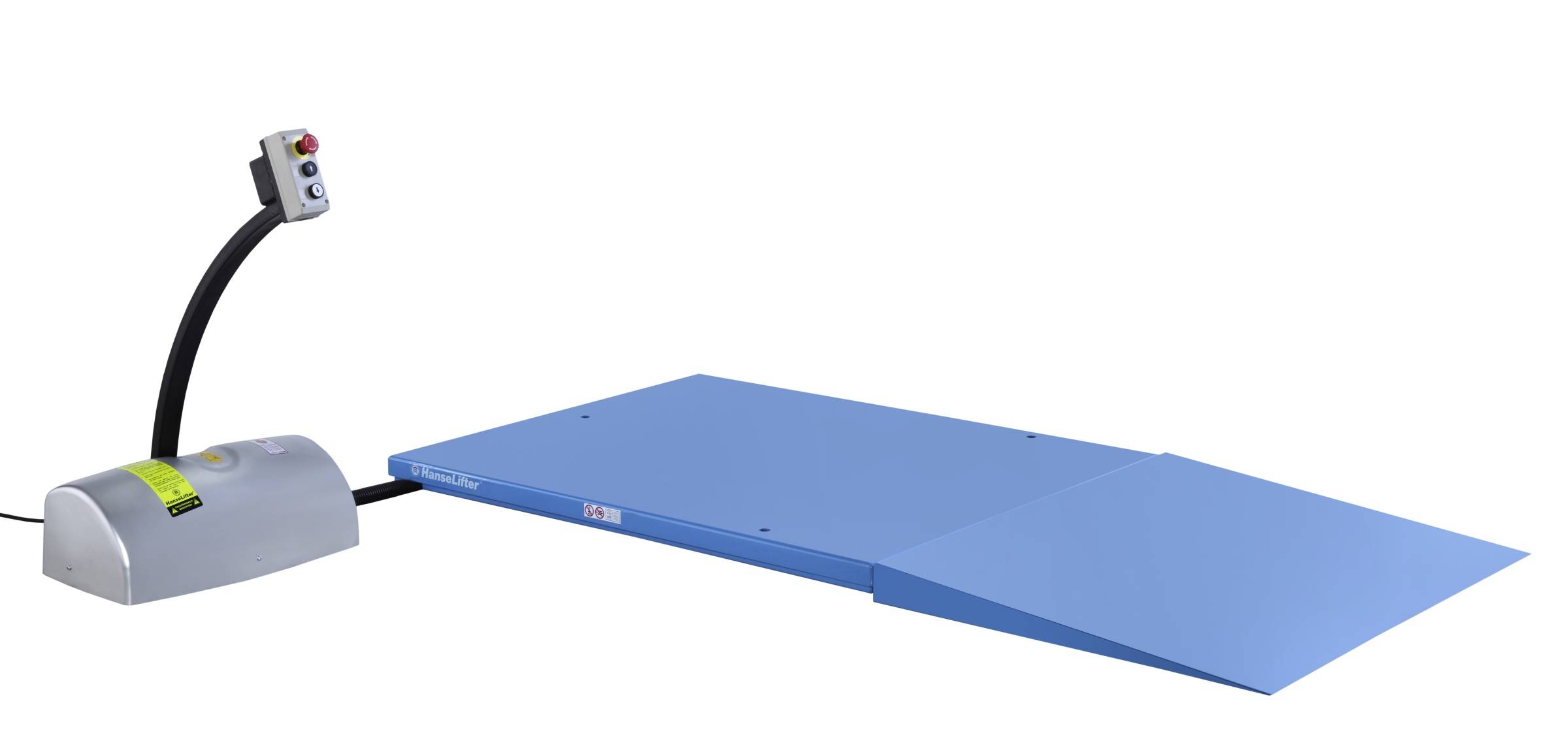 HanseLifter Hubtisch HTF-G 380V mit Auffahrrampe Hubhöhe 840mm Tragkraft 1000kg