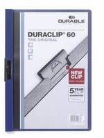 25 DURABLE Klemmhefter DURACLIP dunkelblau