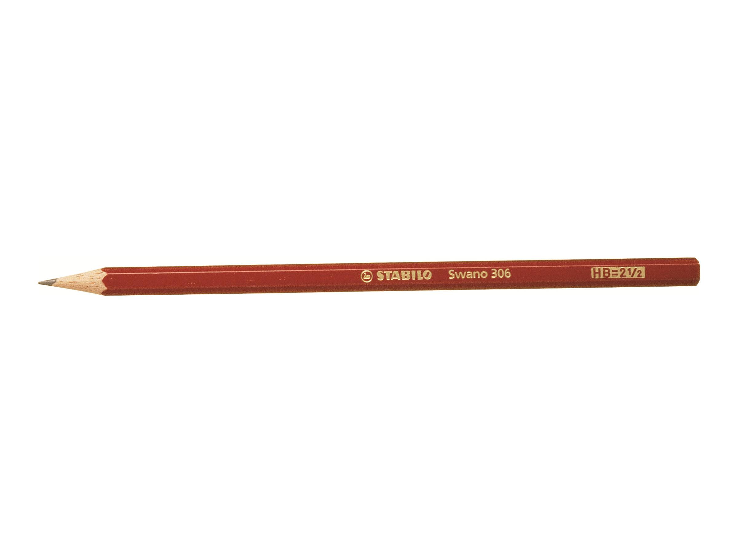 STABILO Schwan Bleistifte HB rot, 12 St.
