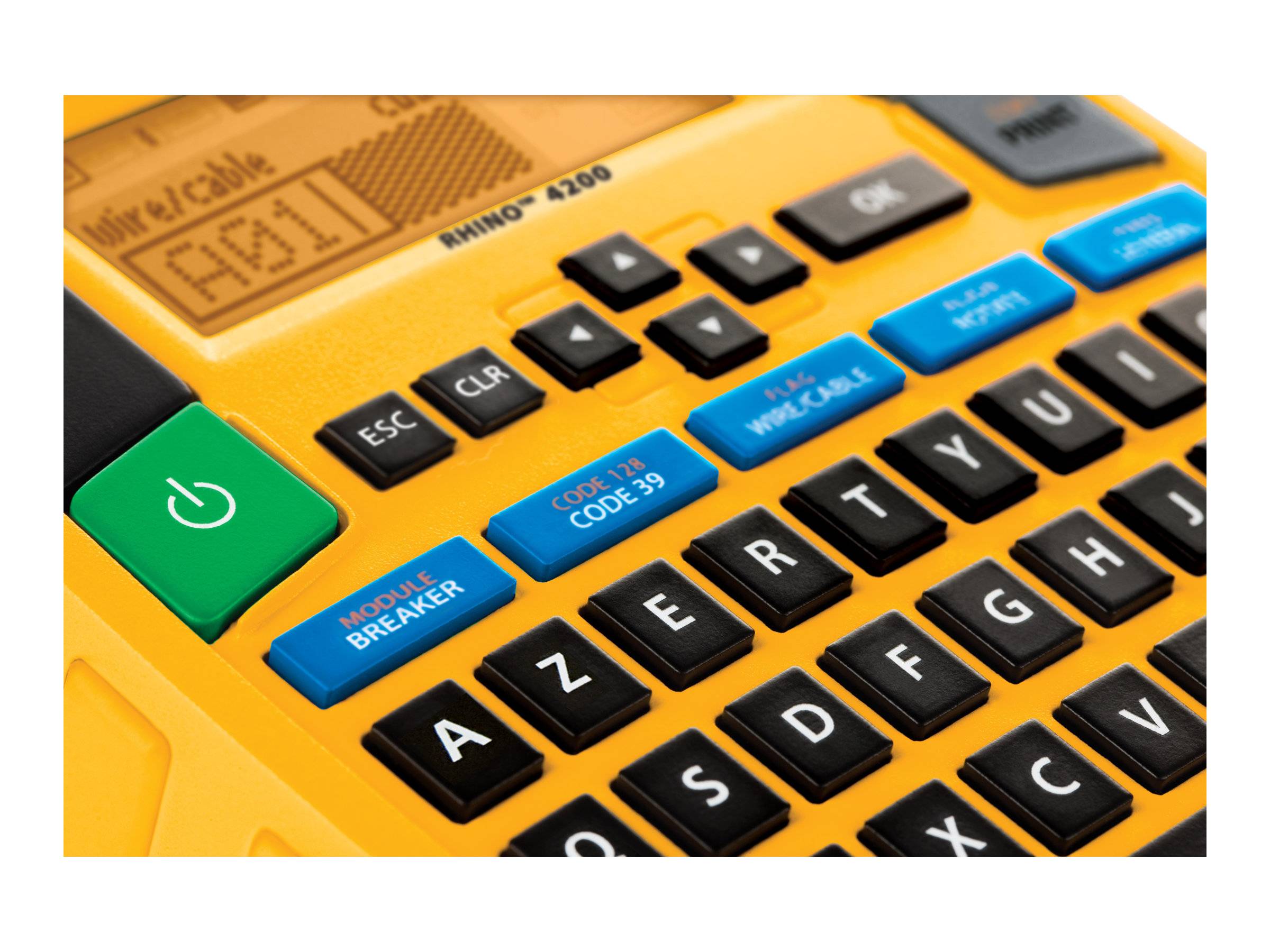 DYMO Rhino 4200 6/9/12/19mm Rhino-BÃ¤nder AZERTY