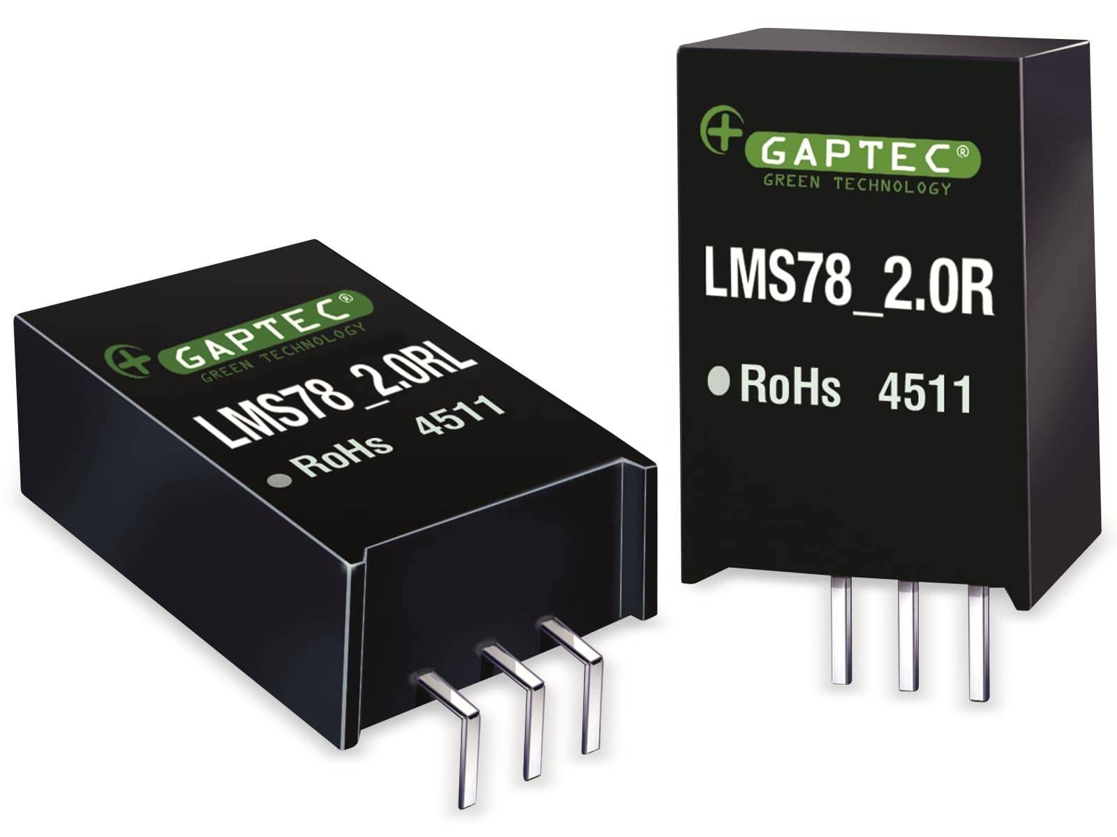 GAPTEC DC-DC-Wandler, Electronic, SIP3, 8-36Vin, 5Vout, 2000mA, 11,5x9x17,5mm