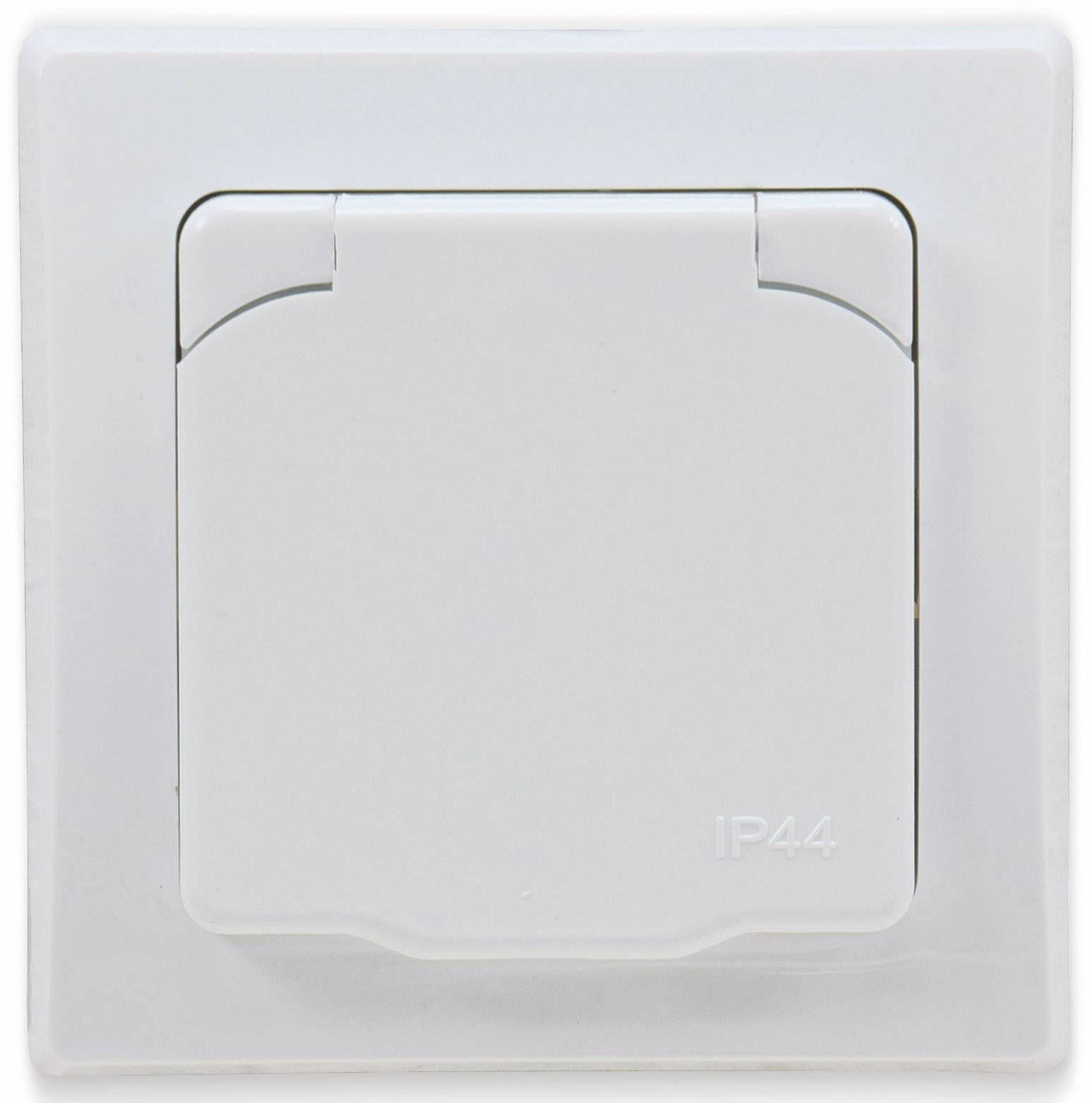 DELPHI Schutzkontakt-Steckdose 16A/250V, weiß, IP44