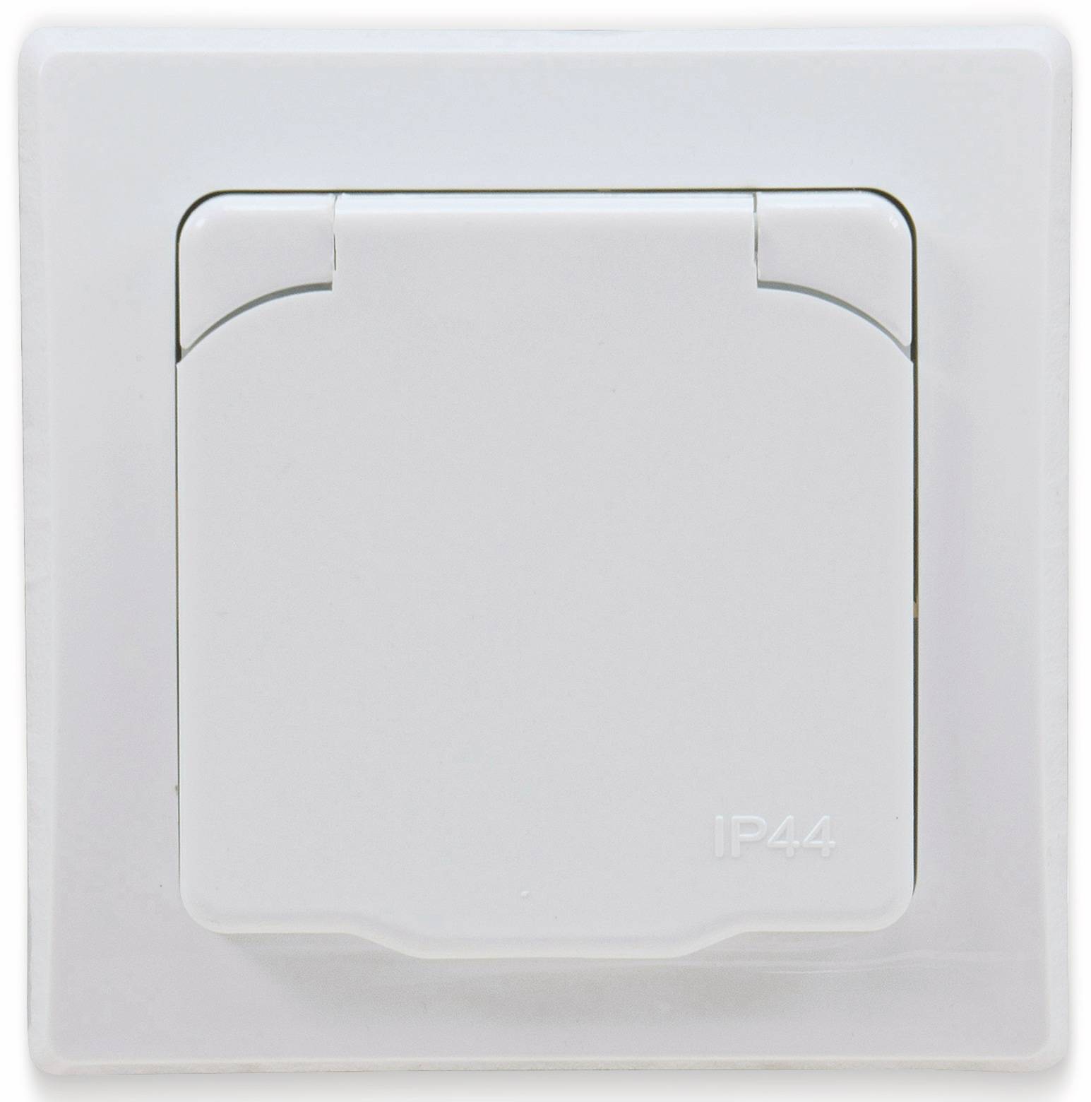 DELPHI Schutzkontakt-Steckdose 16A/250V, weiß, IP44