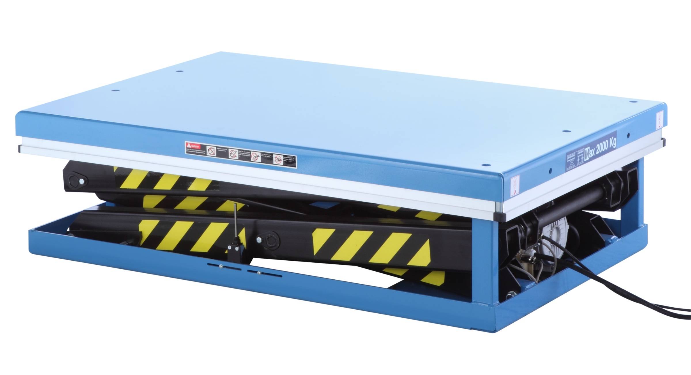 Hanselifter Hubtisch DSHT2t 230V Hubhöhe 2050mm Tragkraft 4000kg