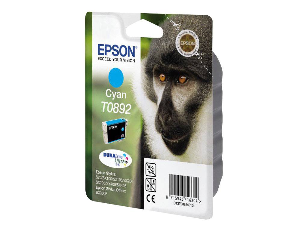 Epson T0892 - 3.5 ml - Cyan - original - Blisterverpackung