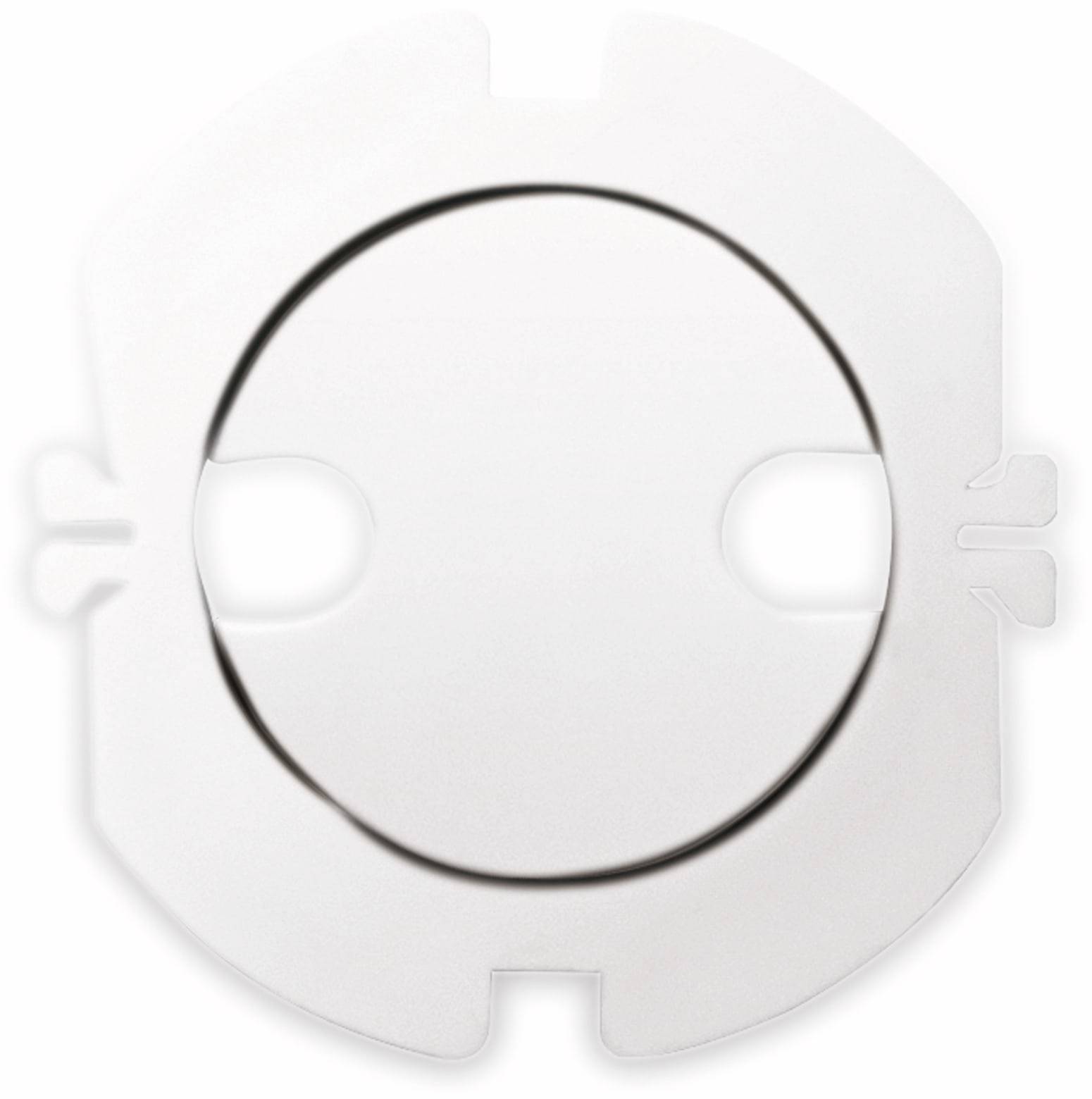 LOGILINK Steckdosen-Einsatz EC3002, mit Automatikverschluss, 10 Stück, weiß