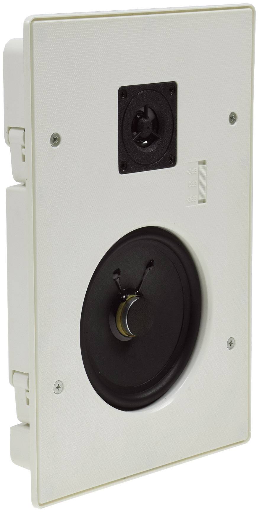 ChiliTec Einbaulautsprecher CTE-34E,eckig, weiß 2-Wege, 287x197mm, 120 Watt