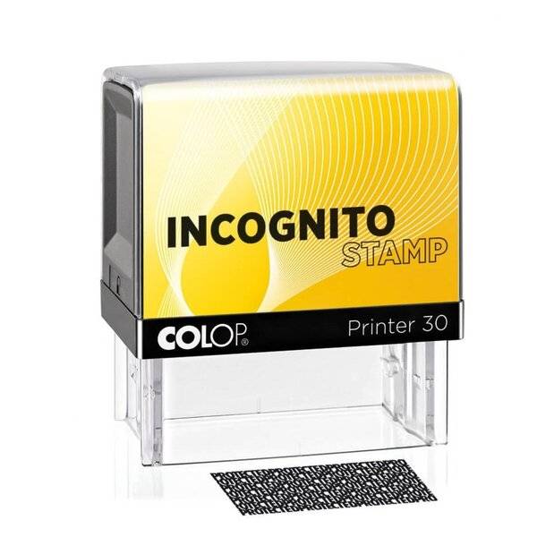 Sicherheitsstempel Printer 30 Incognito - Stempel im Blister.