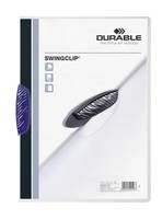 Durable Swingclip, Dunkelblau, Polypropylen (PP), 30 Blätter, A4, 25 Stück(e)