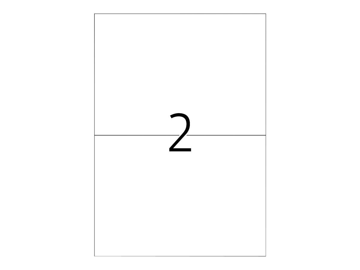 HERMA Premium - Papier - matt - permanent selbstklebend - weiß - A5 (148 x 210 mm)