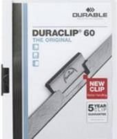 Durable Duraclip 60 - Transparent - Weiß - PVC - 60 Blätter - A4 - 1 Stück(e)
