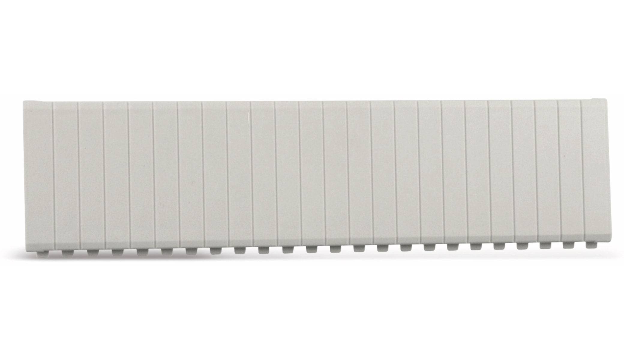F-TRONIC Abdeckstreifen, 12 Einheiten, lichtgrau, 10 Stück