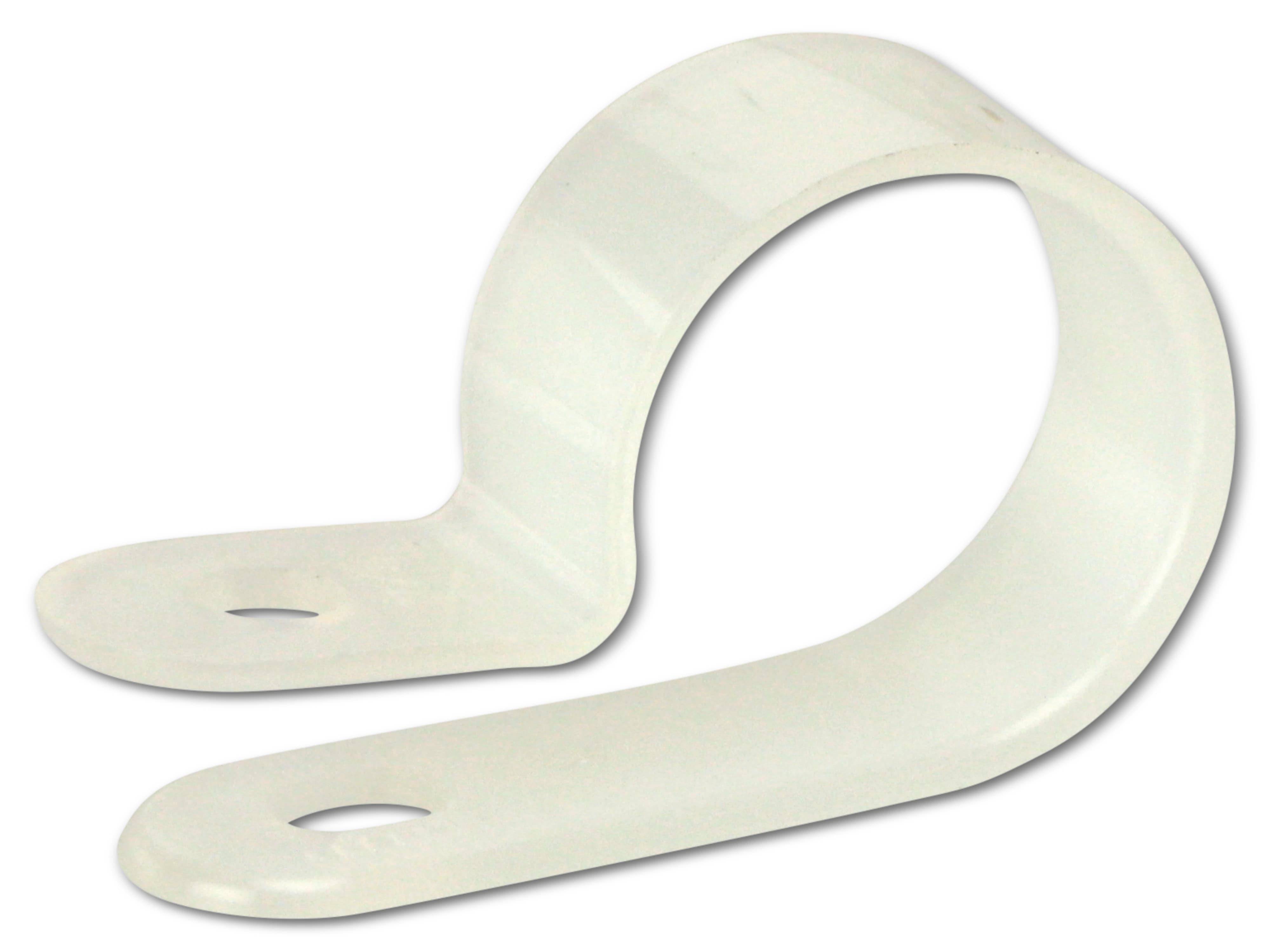 KSS Kabelschelle Polyamid 6.6, Natur, Bündel-Ø 19,4, Befestigungsloch 4,8, 1 Stück