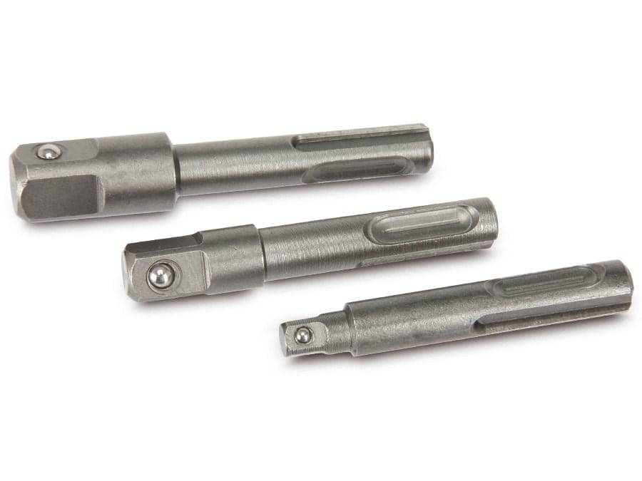BGS TECHNIC Steckschlüssel-Adaptersatz, SDS plus kompatibel