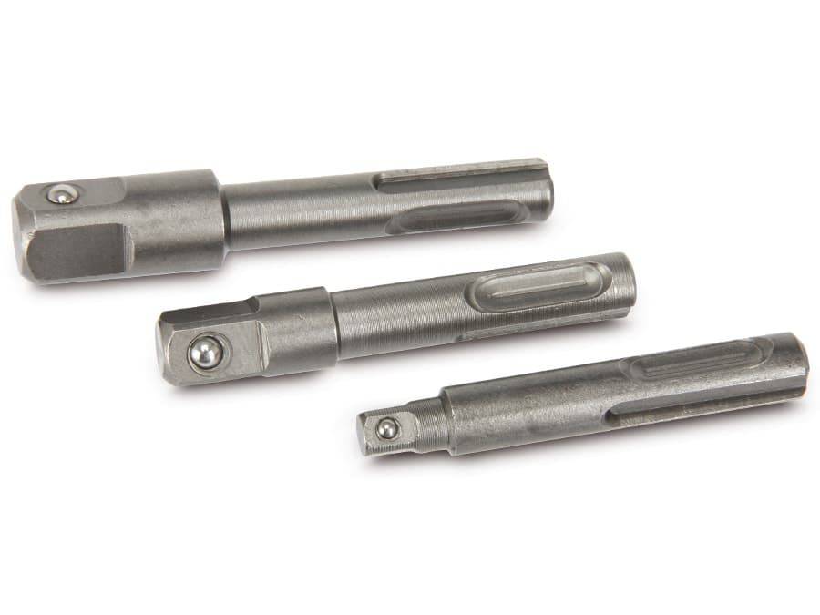 BGS TECHNIC Steckschlüssel-Adaptersatz, SDS plus kompatibel