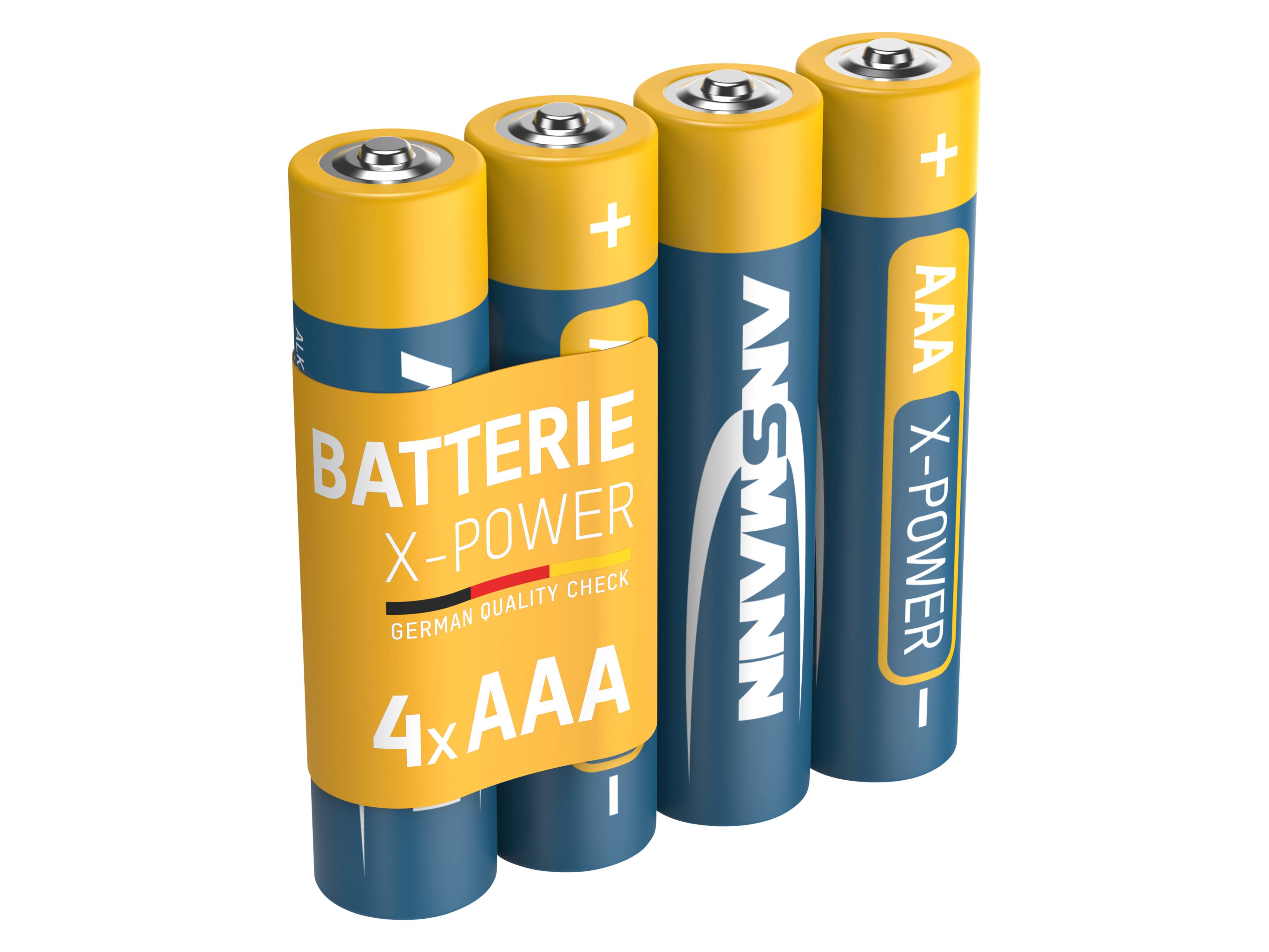 ANSMANN Micro-Batterie, XPower, 1300mAh, 4 Stück