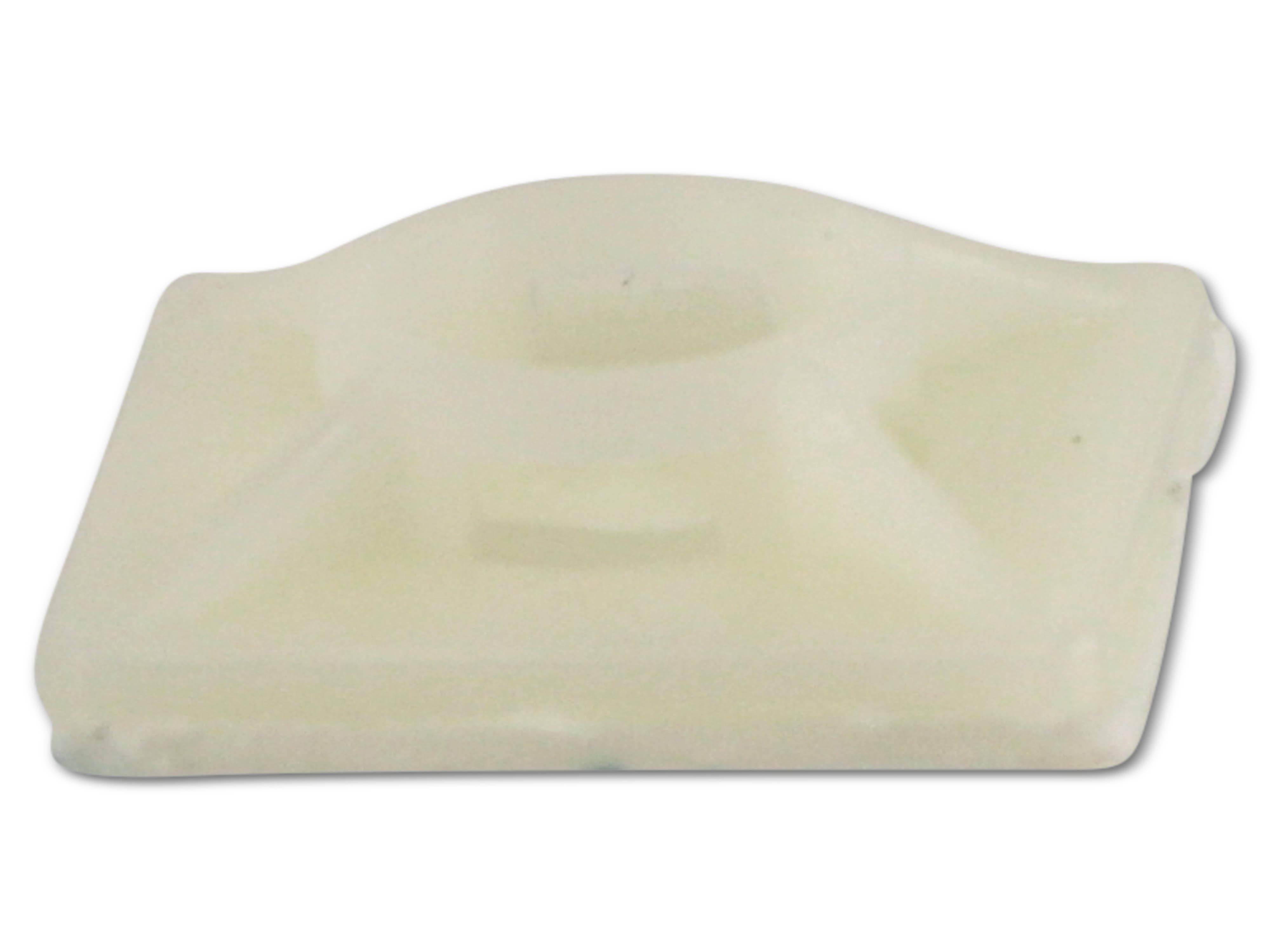 KSS Befestigungssockel selbstklebend Polyamid 6.6, Natur, L=18,9, B=18,9, 1 Stück