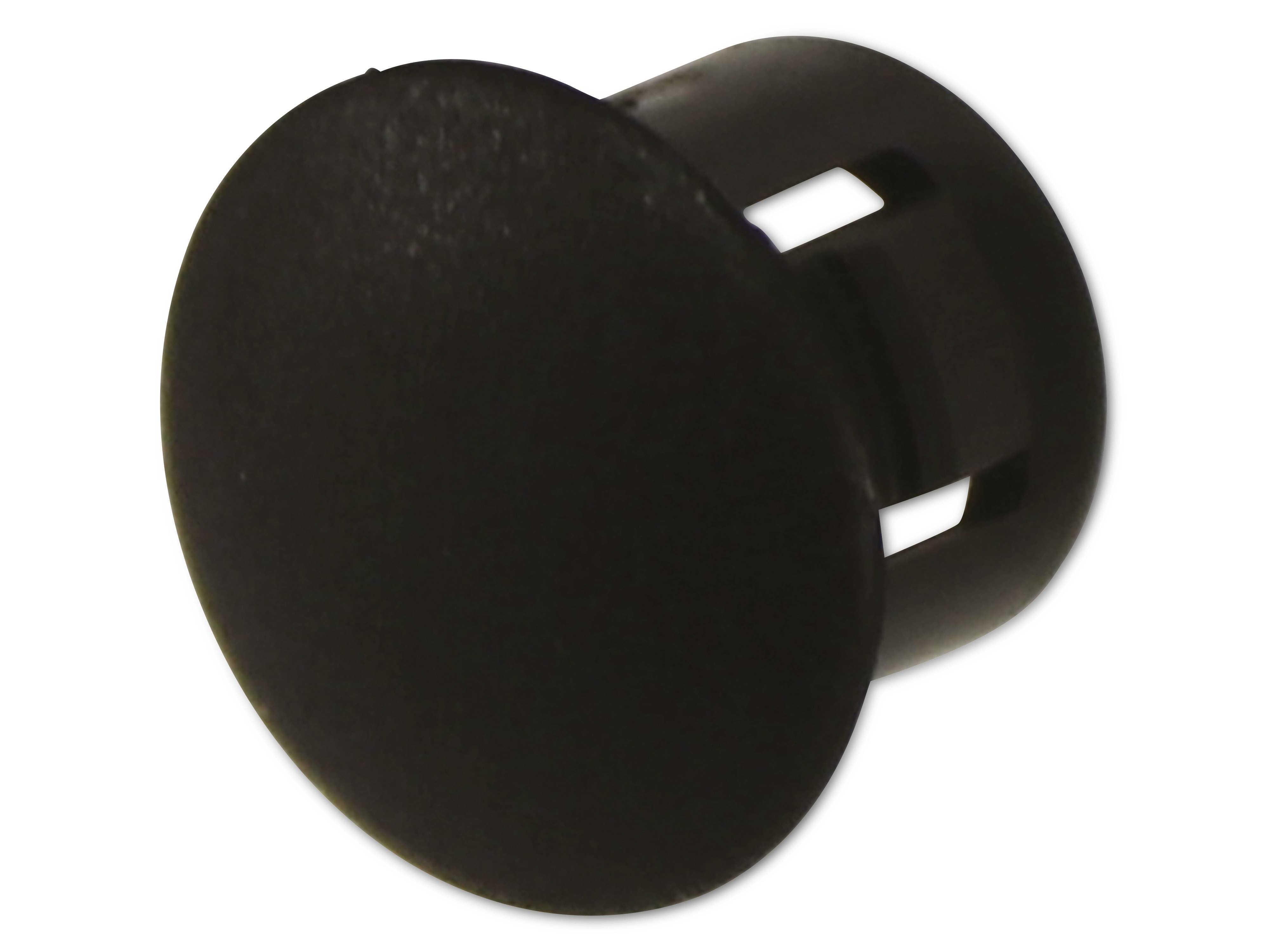 KSS Lochabdeckung Polyamid 6.6, schwarz, für Loch 7,9, Abdeckung-Ø 10,3, 1 Stück