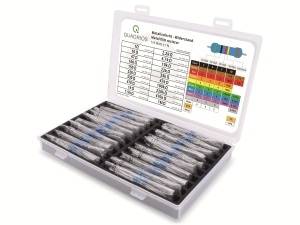 QUADRIOS Widerstands-Set, 201711P002, Metallschicht, 0,25 Watt, ± 1%