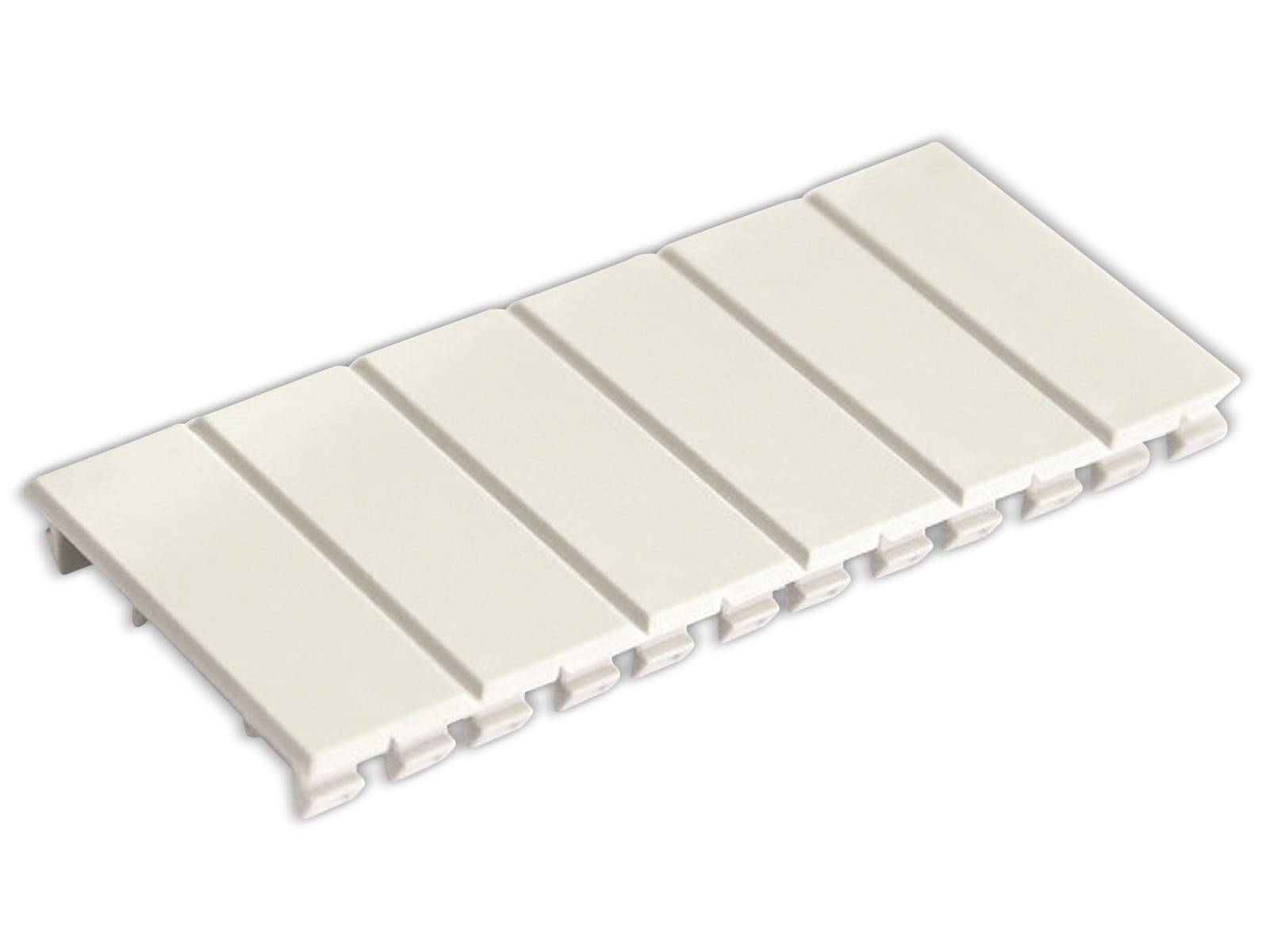 PCE Abdeckschiene blind für Automatenöffnung, 6x 1TE, grau