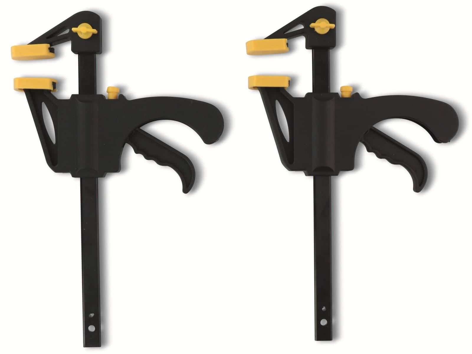 KINZO Schnellspannzwinge, 2 Stück, 15 cm